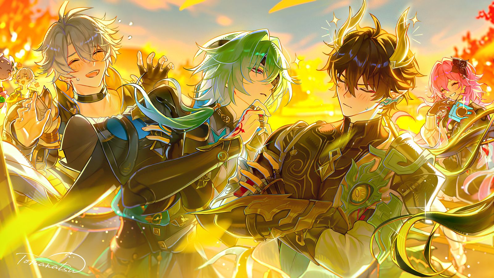 【HoYoLAB3.6キャラクターイベント8月「収穫の月」插画图片壁纸