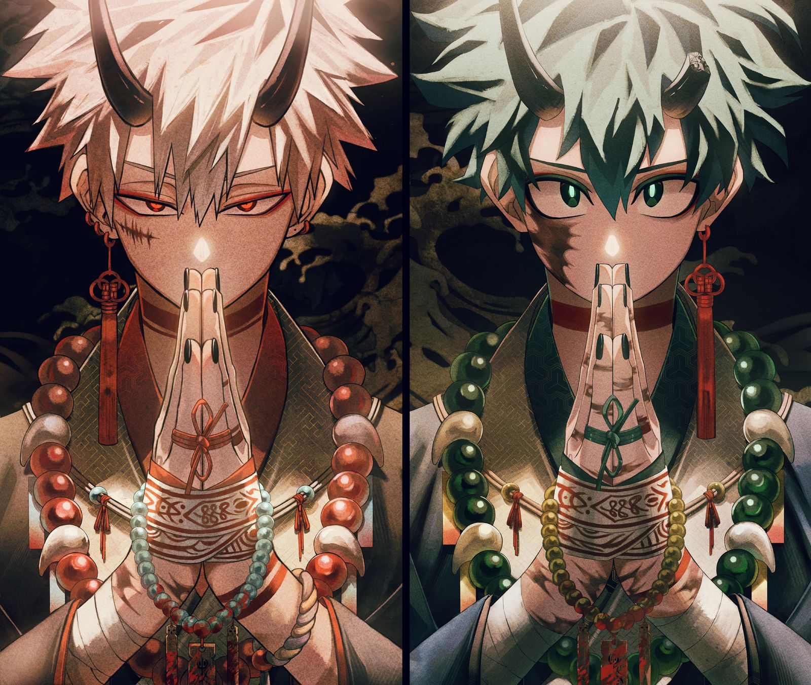 ２人の鬼の当主様头像同人高清图