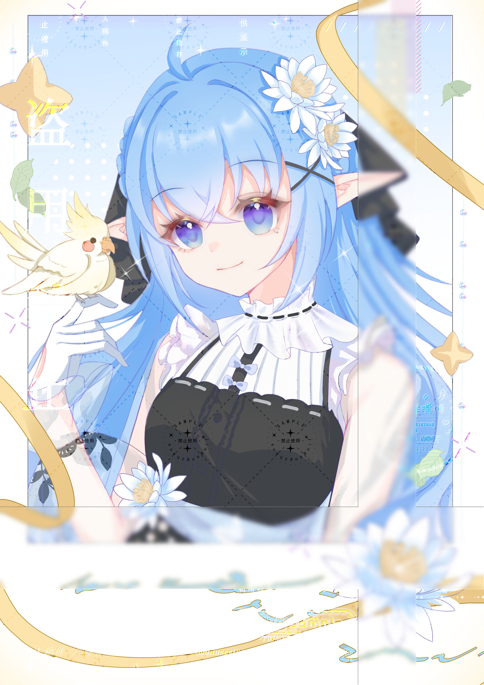 请查收你的拍立得哦~插画图片壁纸