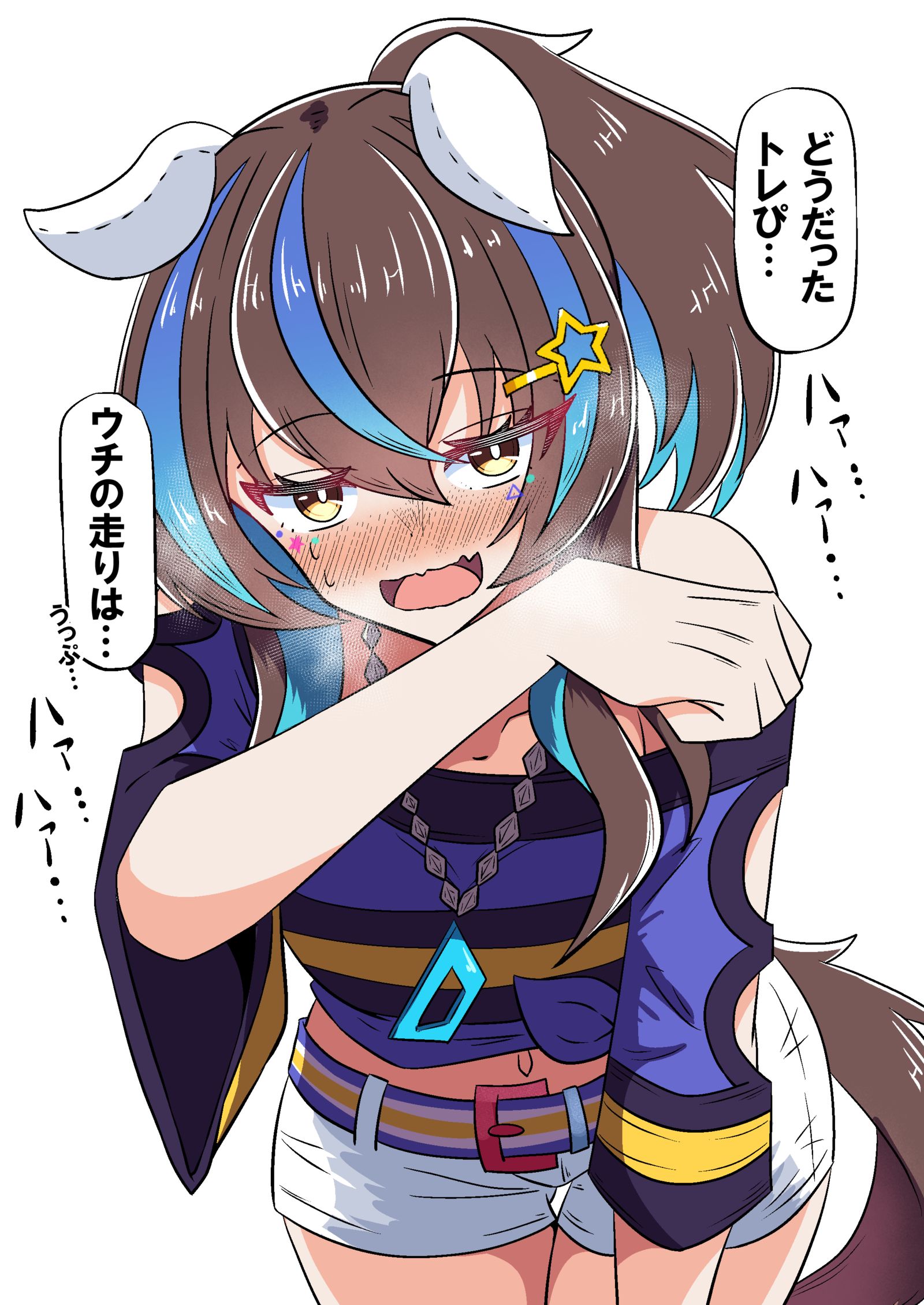 走った後内臓にキてるヘリオス