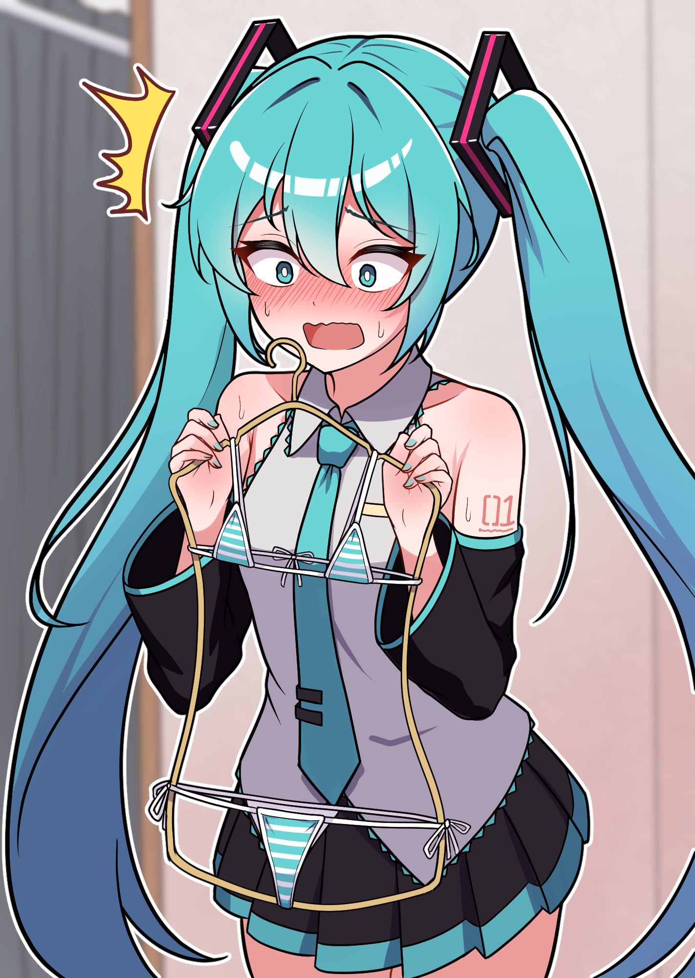 「こ……こんなバカみたいな水着を着て歌うんですか！？」