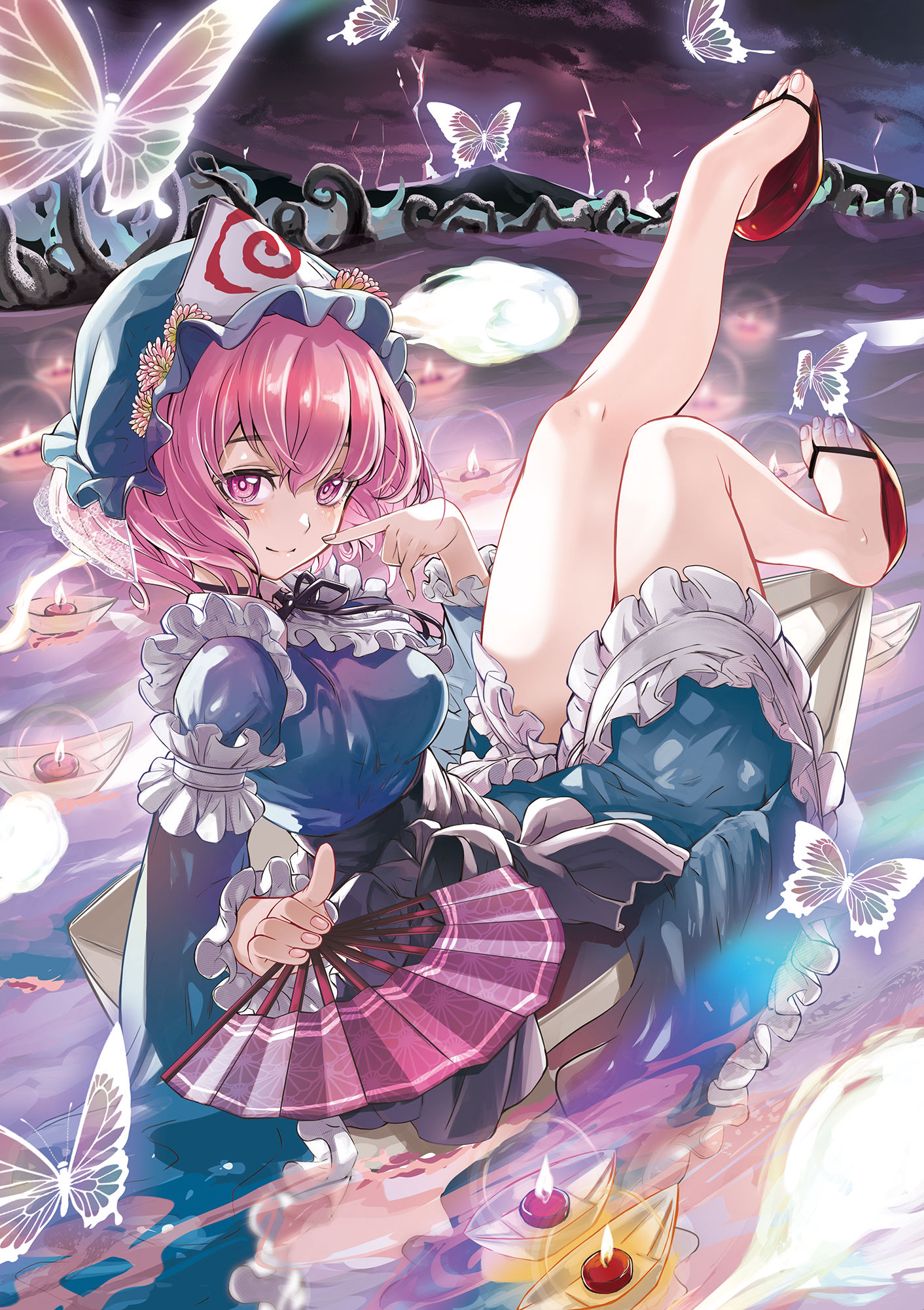 西行寺幽々子插画图片壁纸