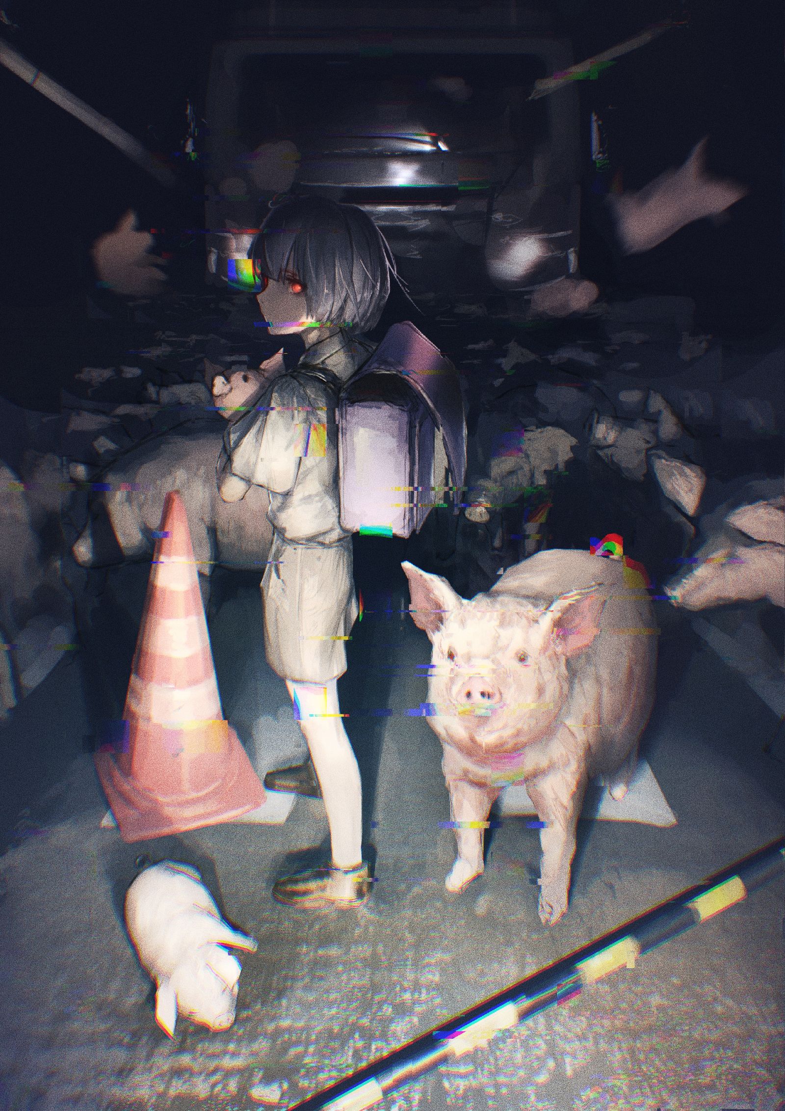 豚ラッシュ-厚涂创作