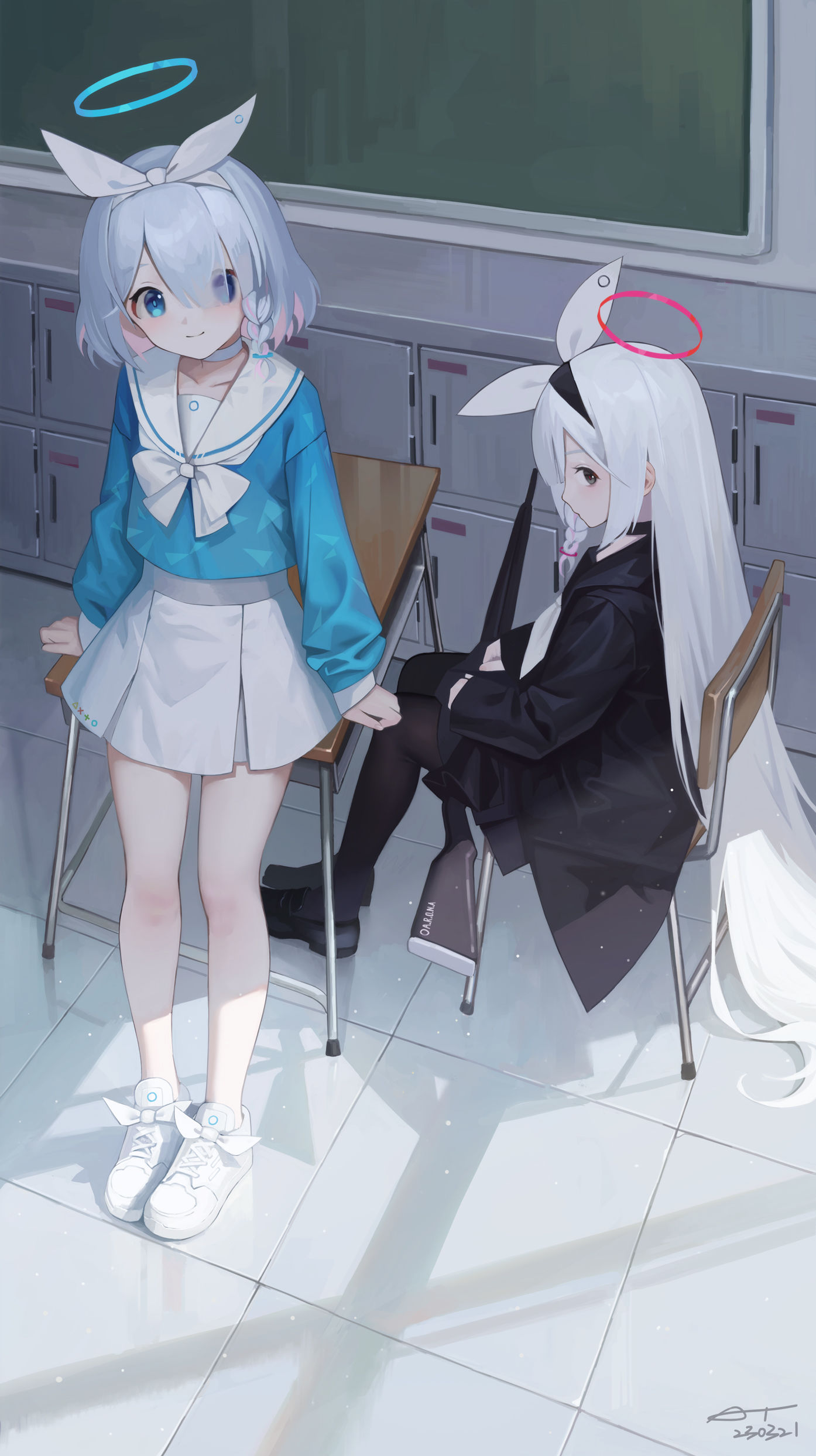 Arona & Purana插画图片壁纸