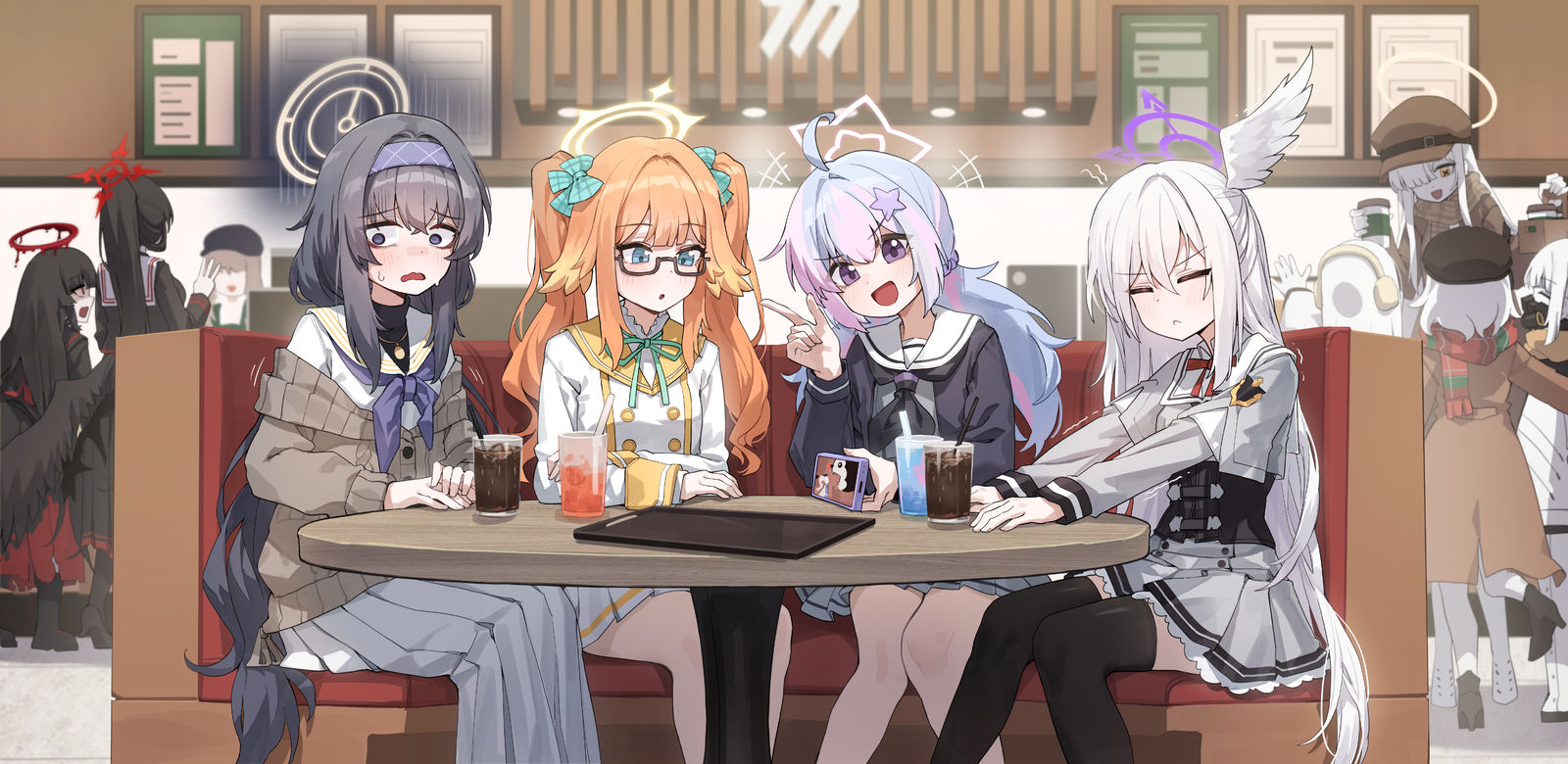 10. ウイちゃんはコミュ症です插画图片壁纸