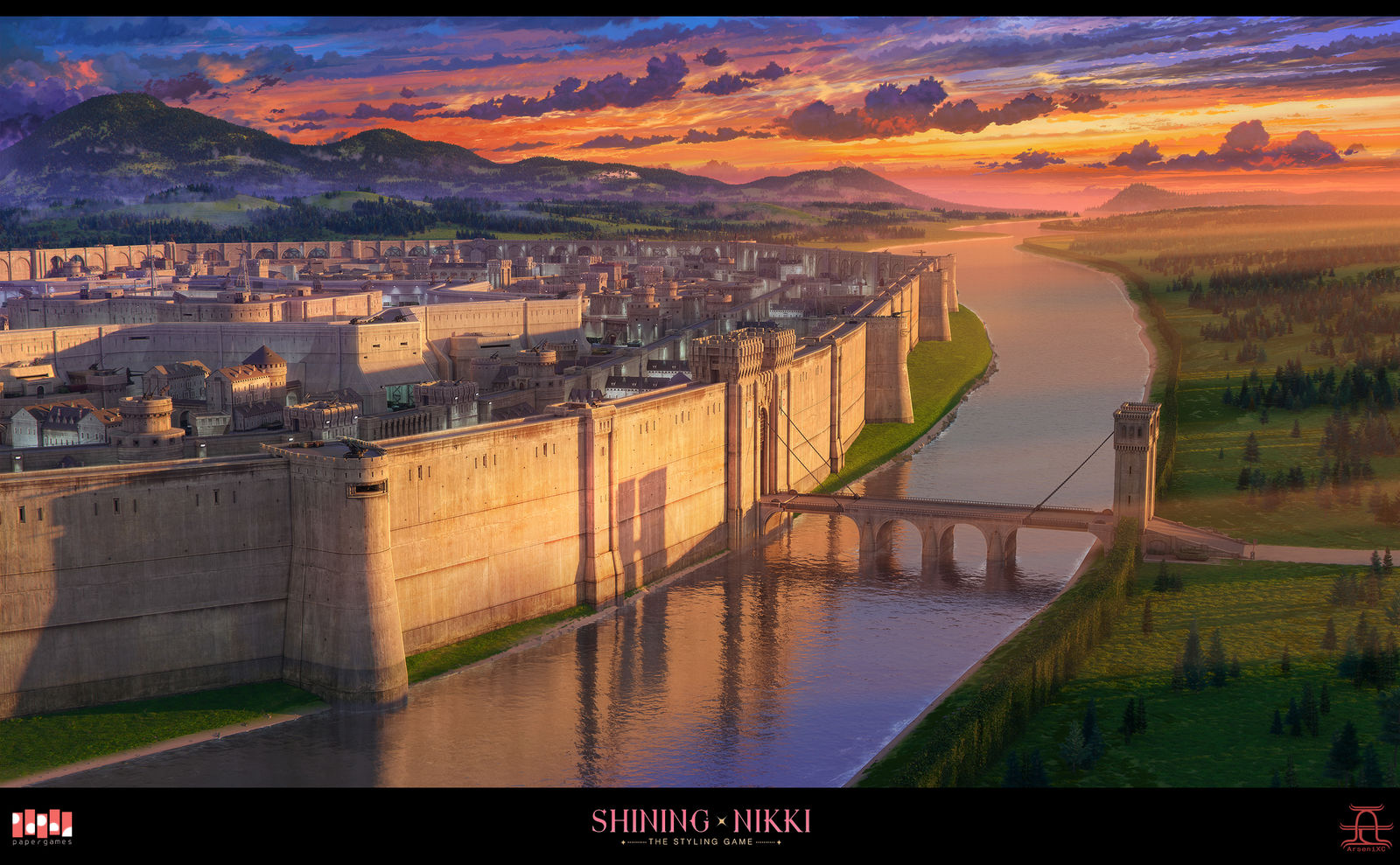 Nihir border base Shinig Nikki插画图片壁纸