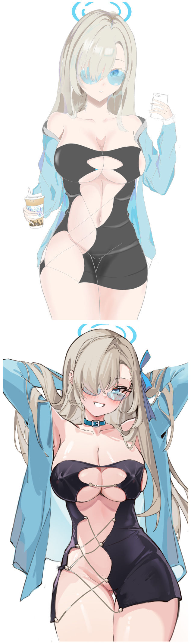 微评画_明日奈的闪避摇【粉丝评画の111】头像同人高清图