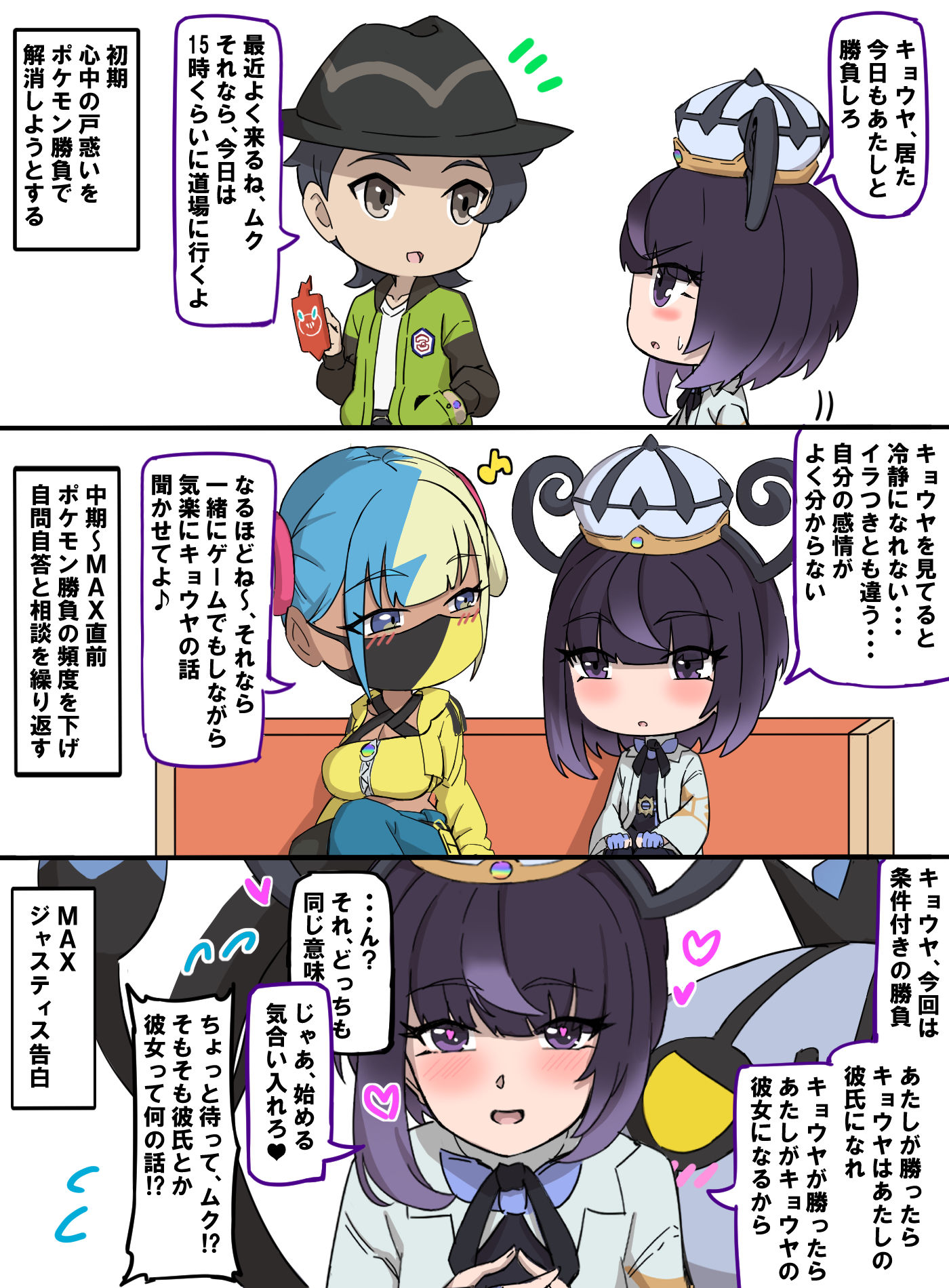 キョウヤに対するムクの親密度插画图片壁纸