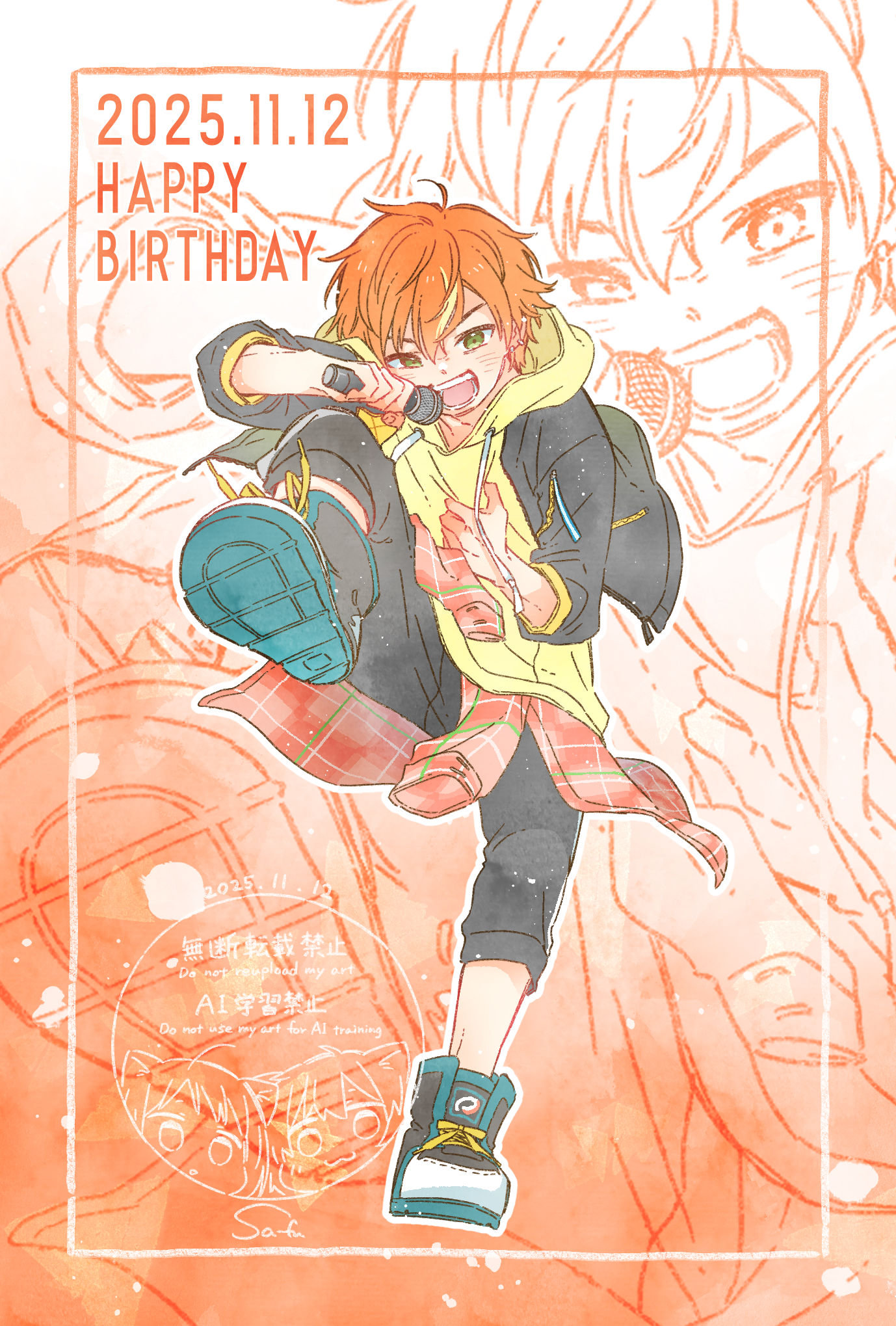 初心にかえって初期衣装を描いてみた④插画图片壁纸