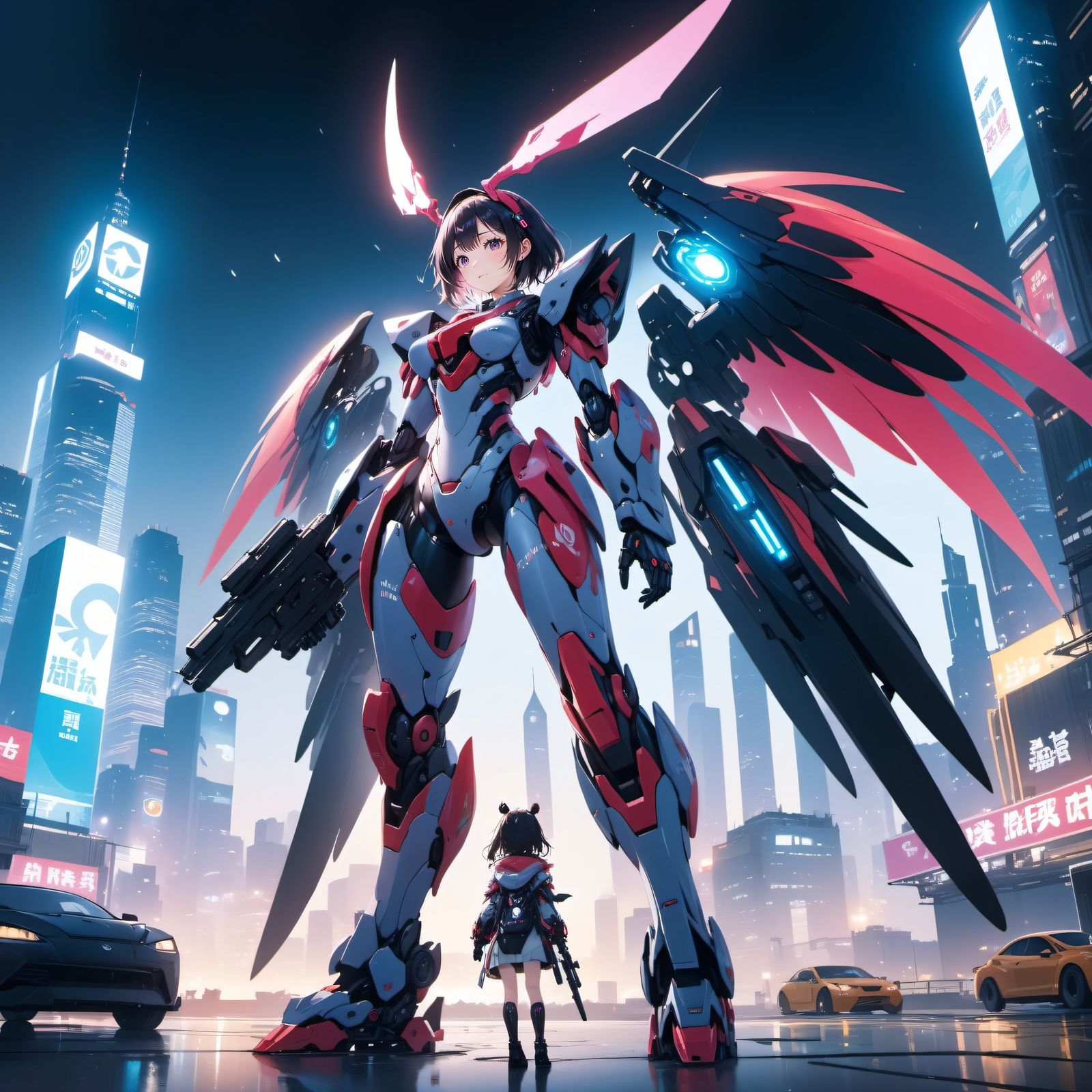 机器人与城市头像同人高清图