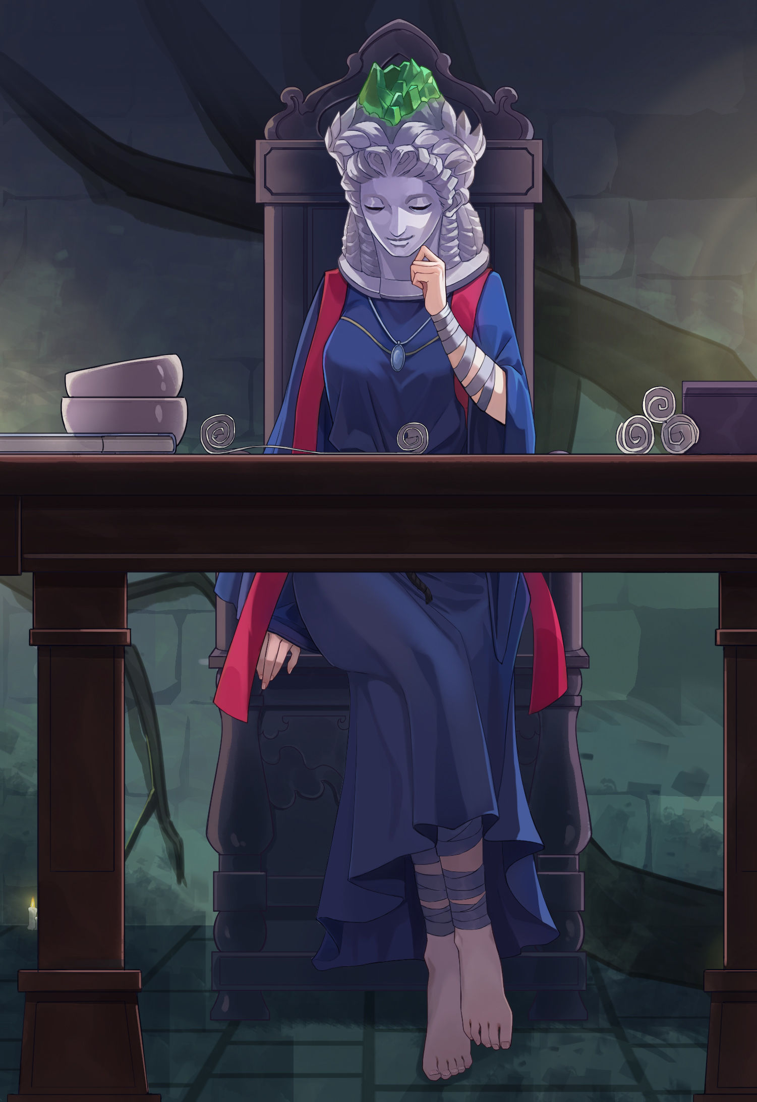 法环-魔法老师瑟濂插画图片壁纸