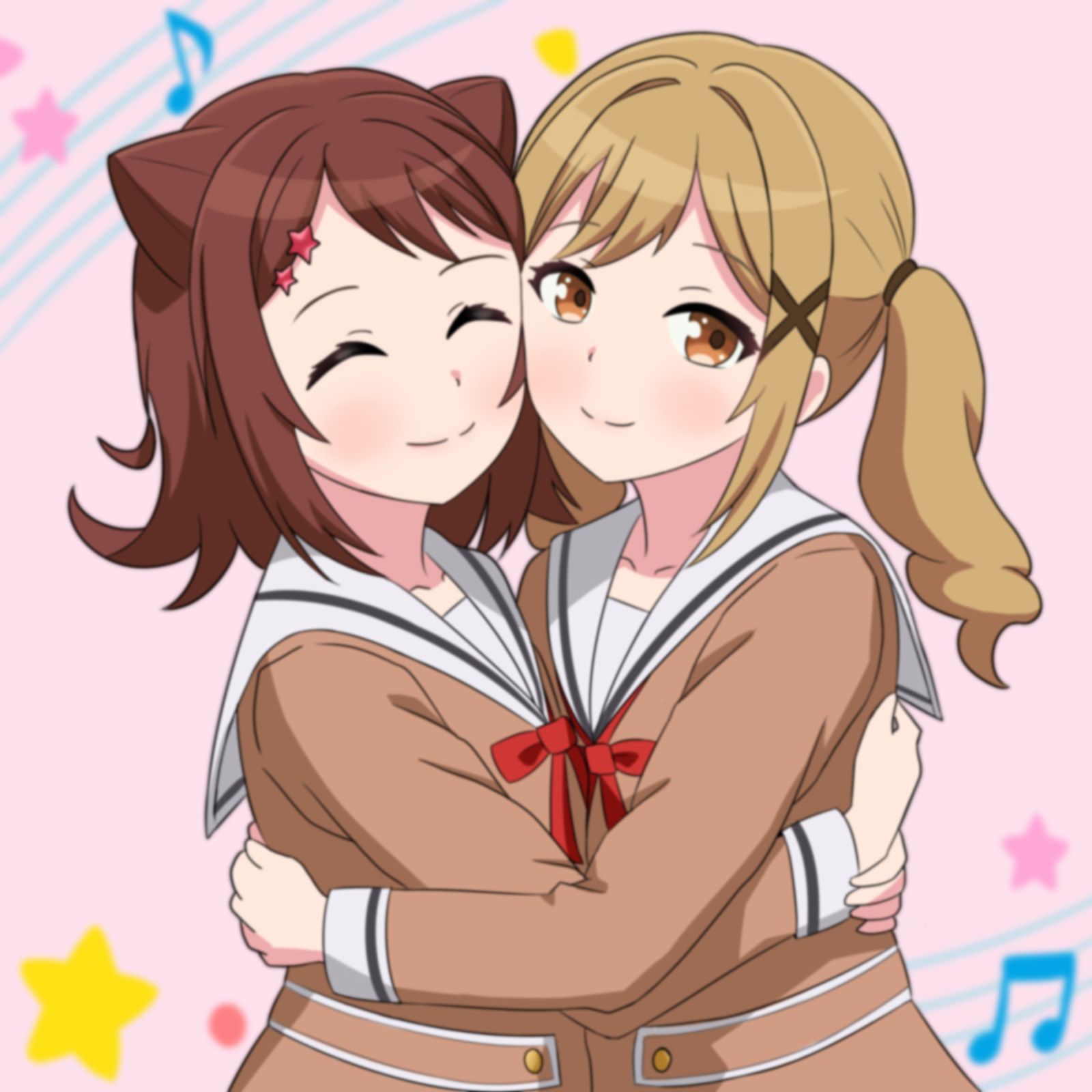 贴贴插画图片壁纸