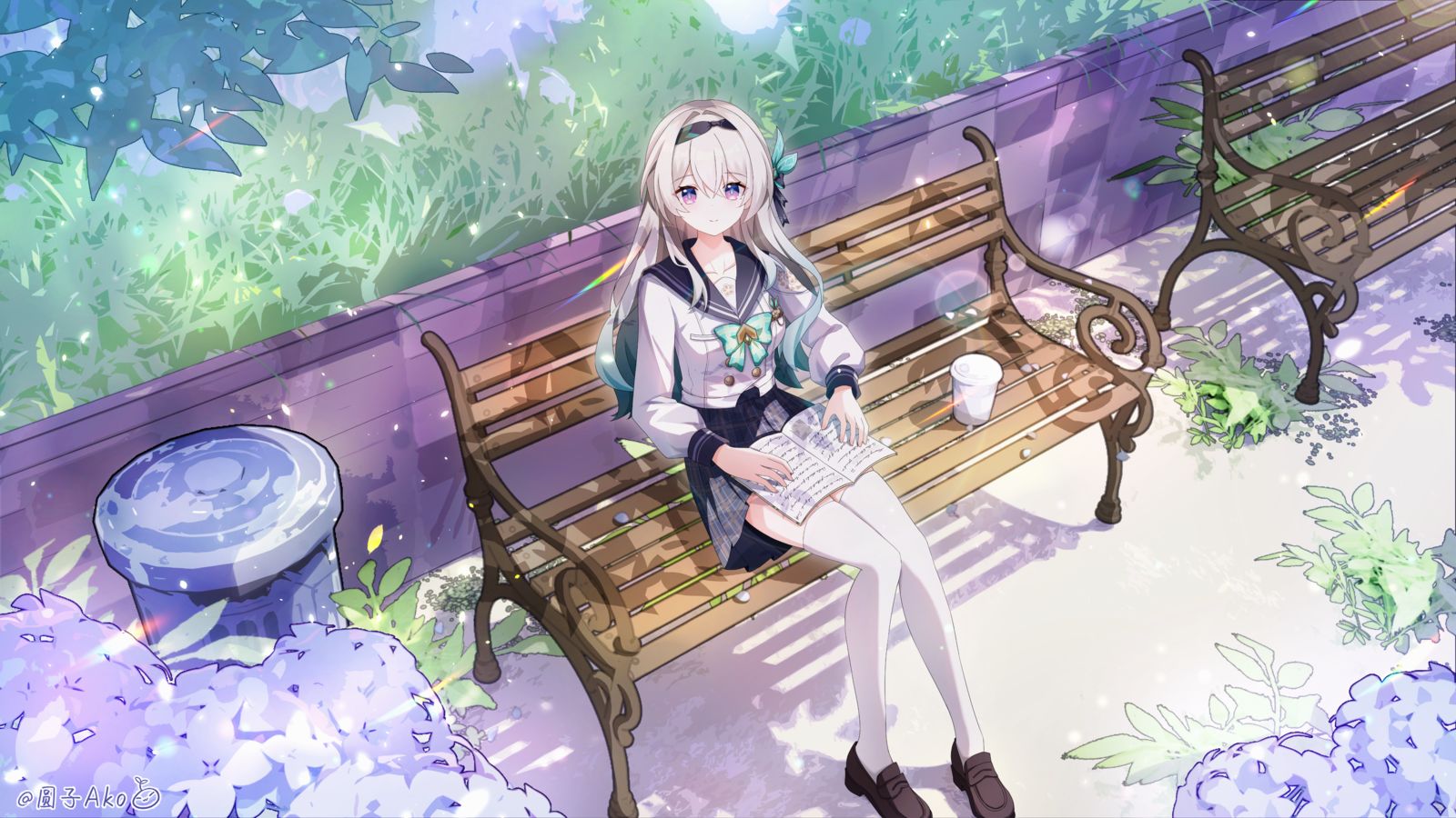 流萤插画图片壁纸