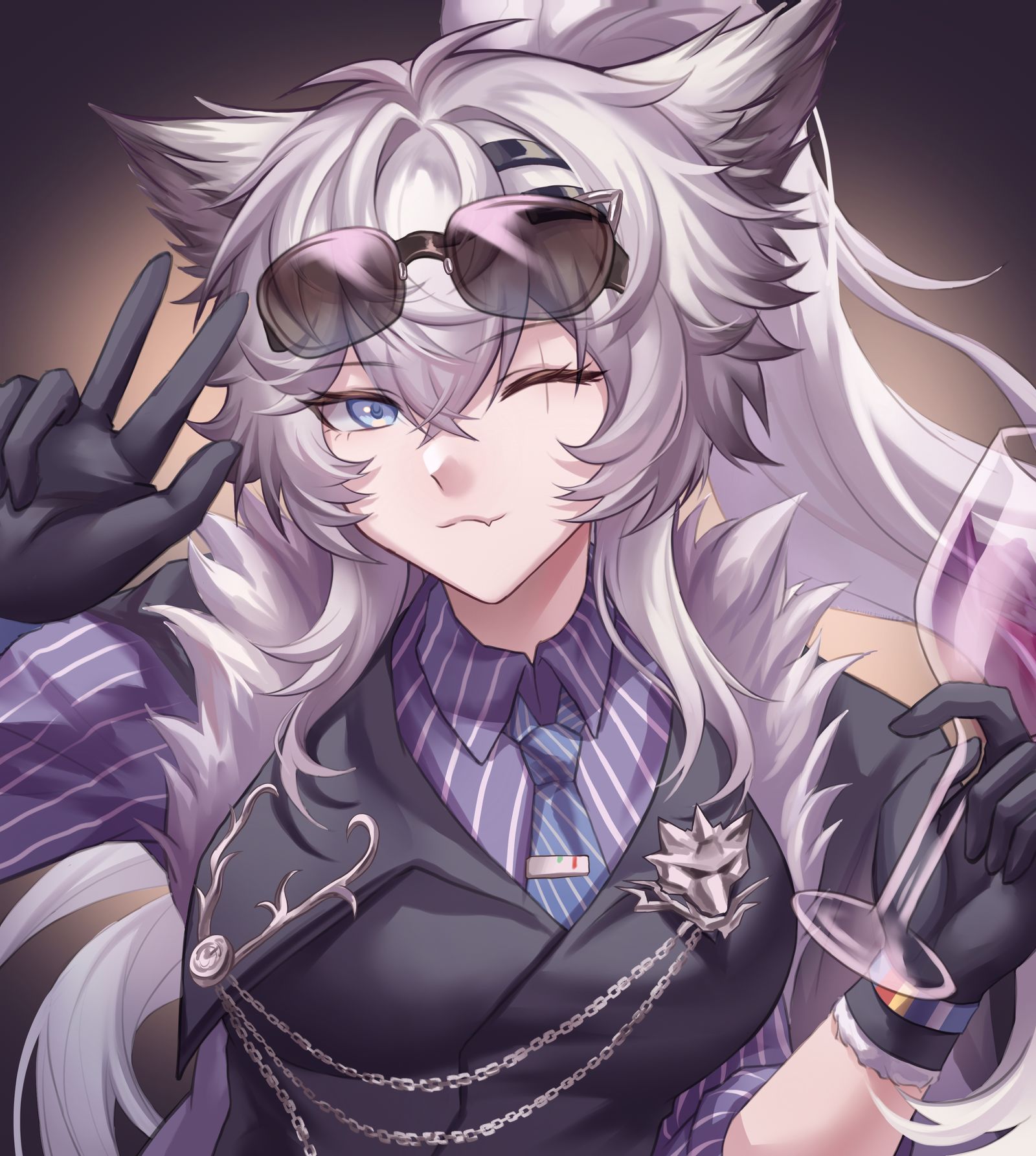 高马尾-明日方舟拉普兰德