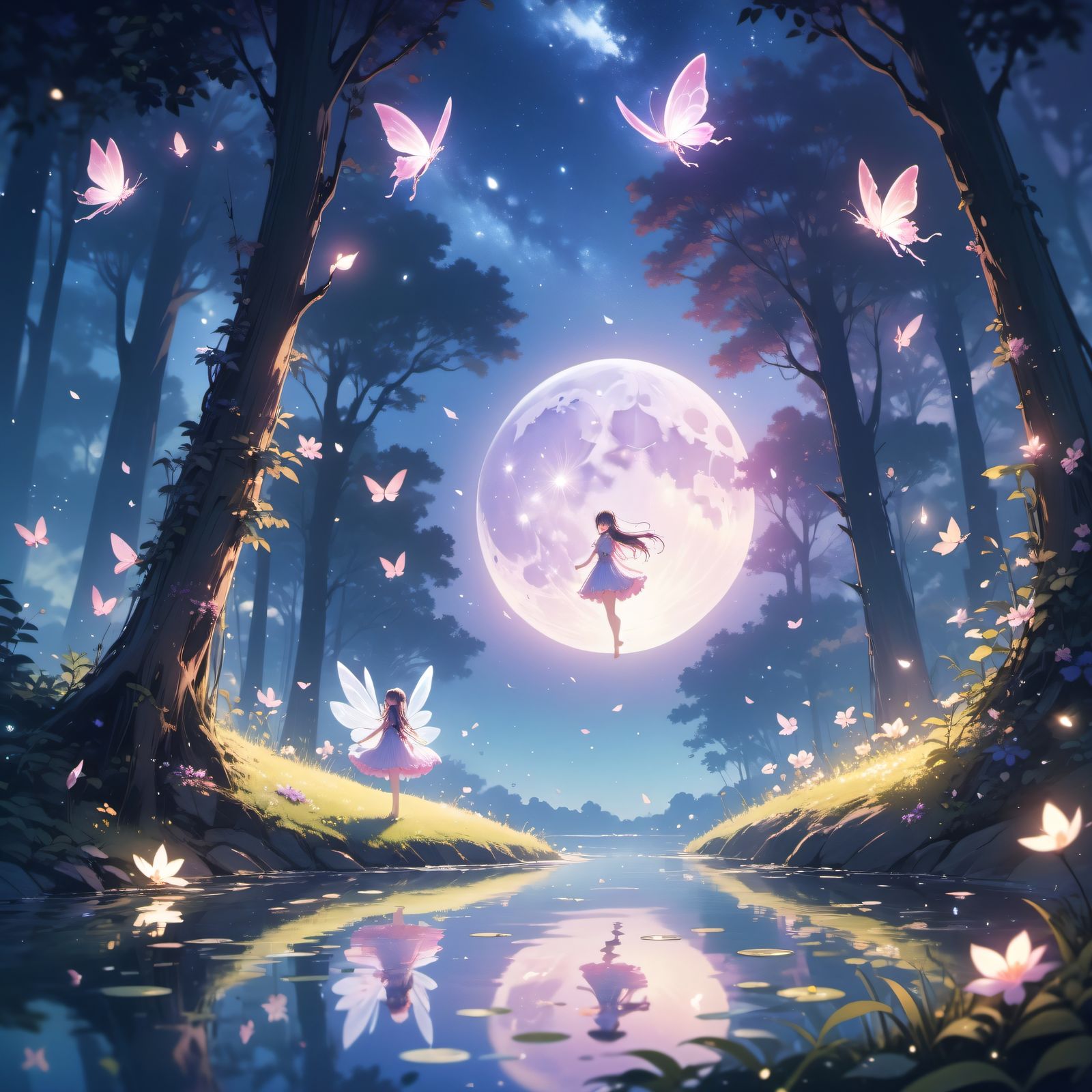 森林里的的少女头像同人高清图