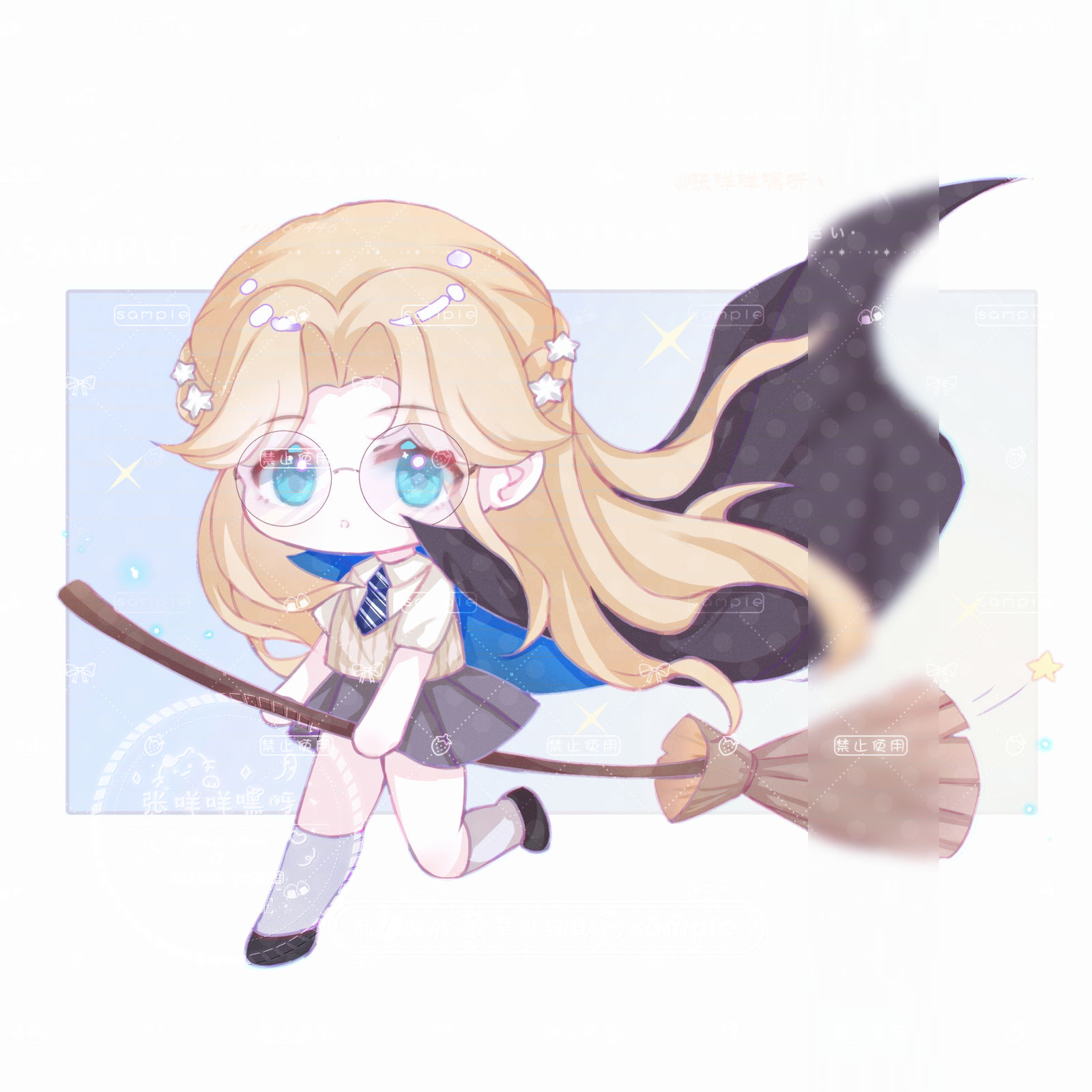 发一只Q宝~咻咻咻~插画图片壁纸