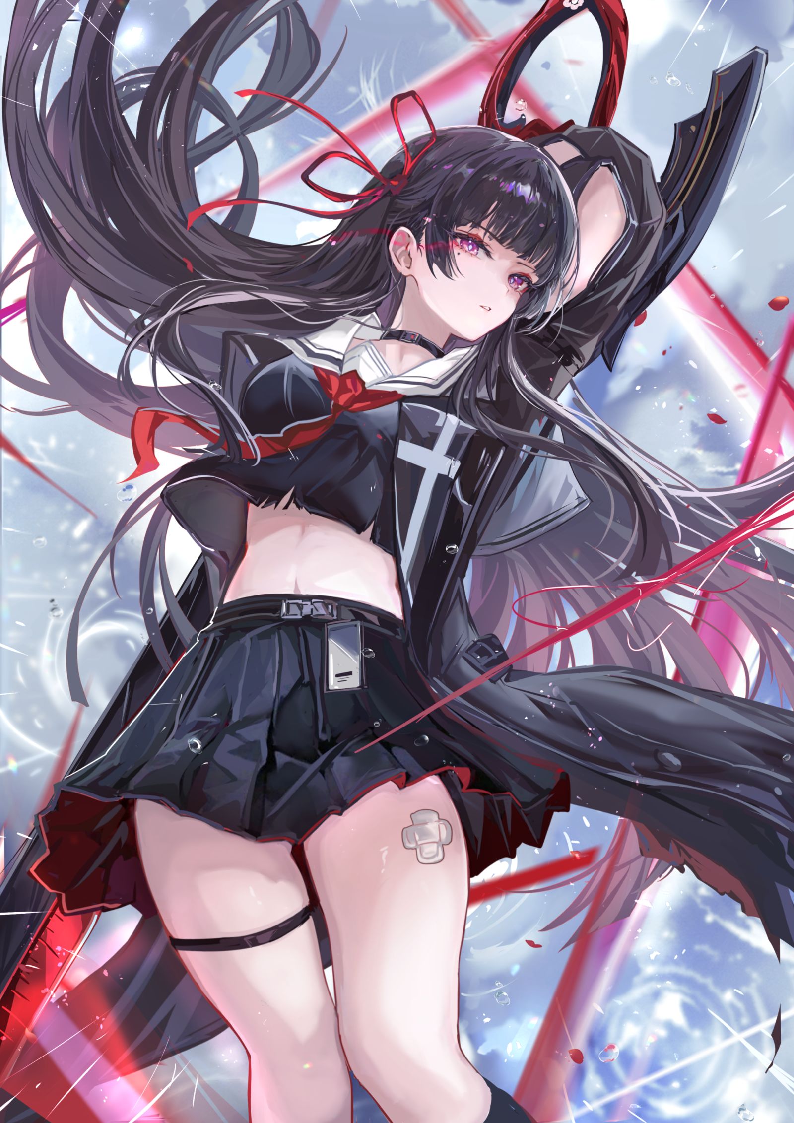 千咲-女孩子肚脐