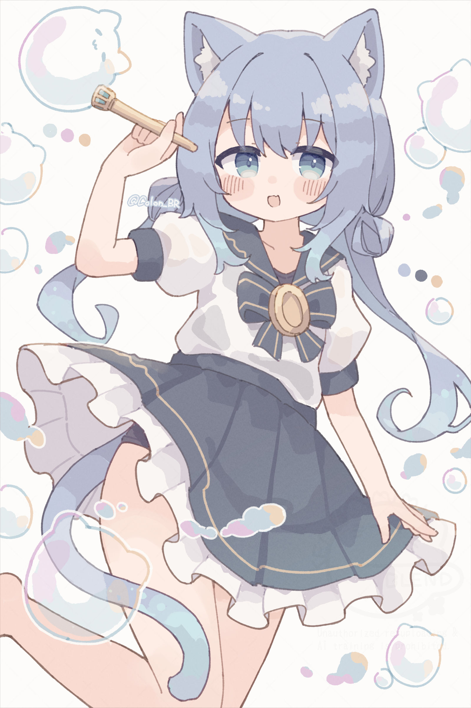 しゃぼん使いねこ头像同人高清图