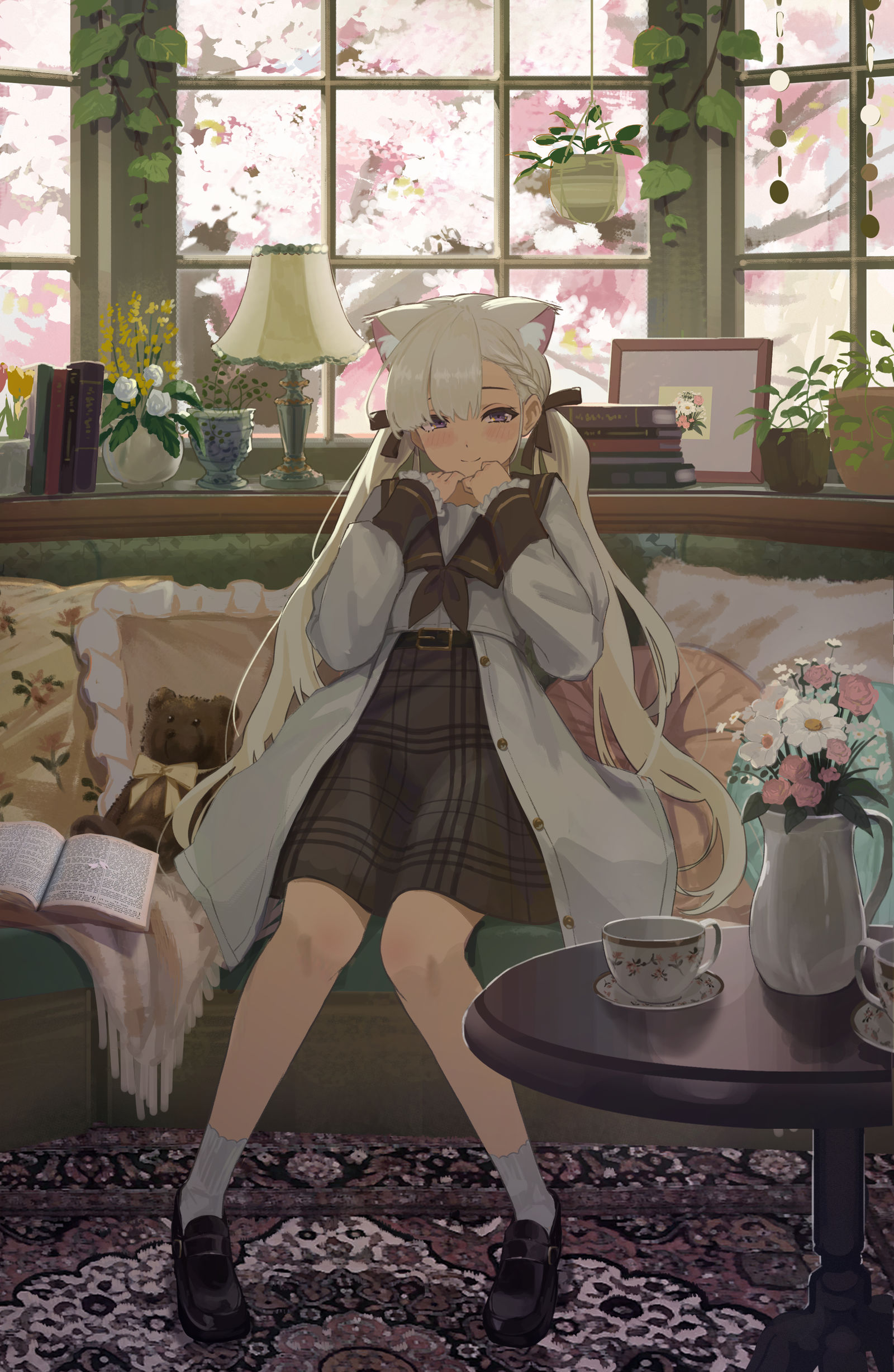 花咲くころの耳娘头像同人高清图