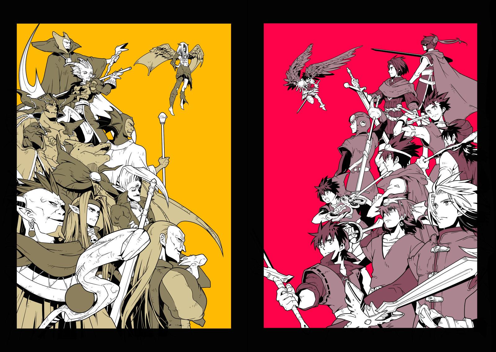 対峙-ドラゴンクエストドラクエヒーローズ