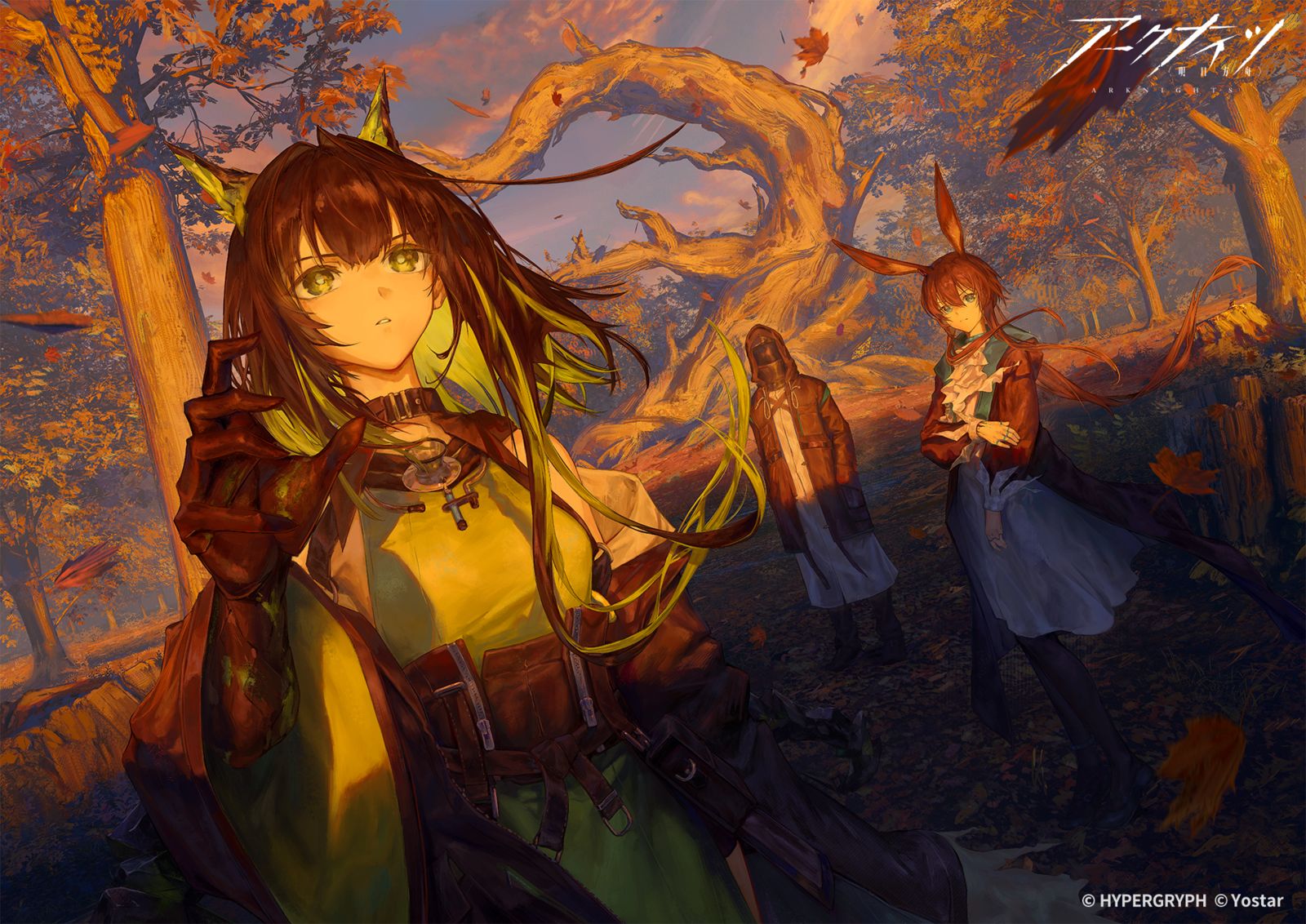 『アークナイツ』15章開幕&秋分の日2025記念イラスト插画图片壁纸