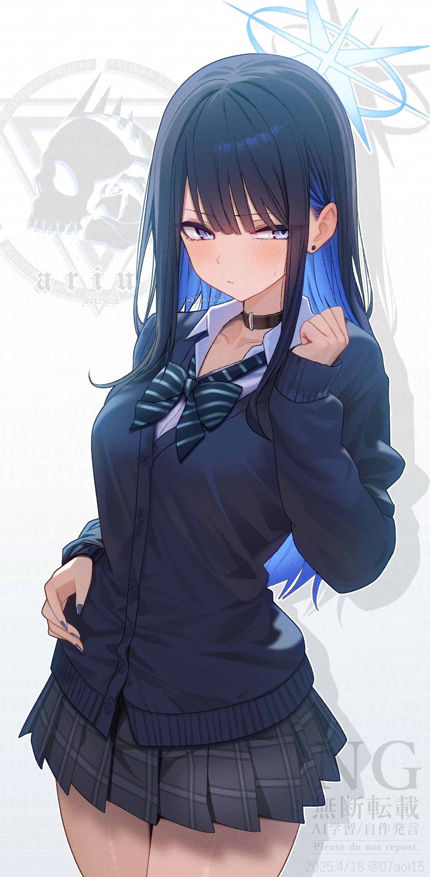  錠前サオリ(制服) 头像同人高清图