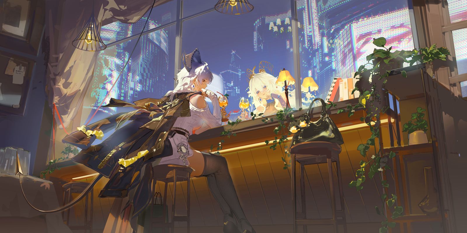 晚间小酌-鸣潮赞妮