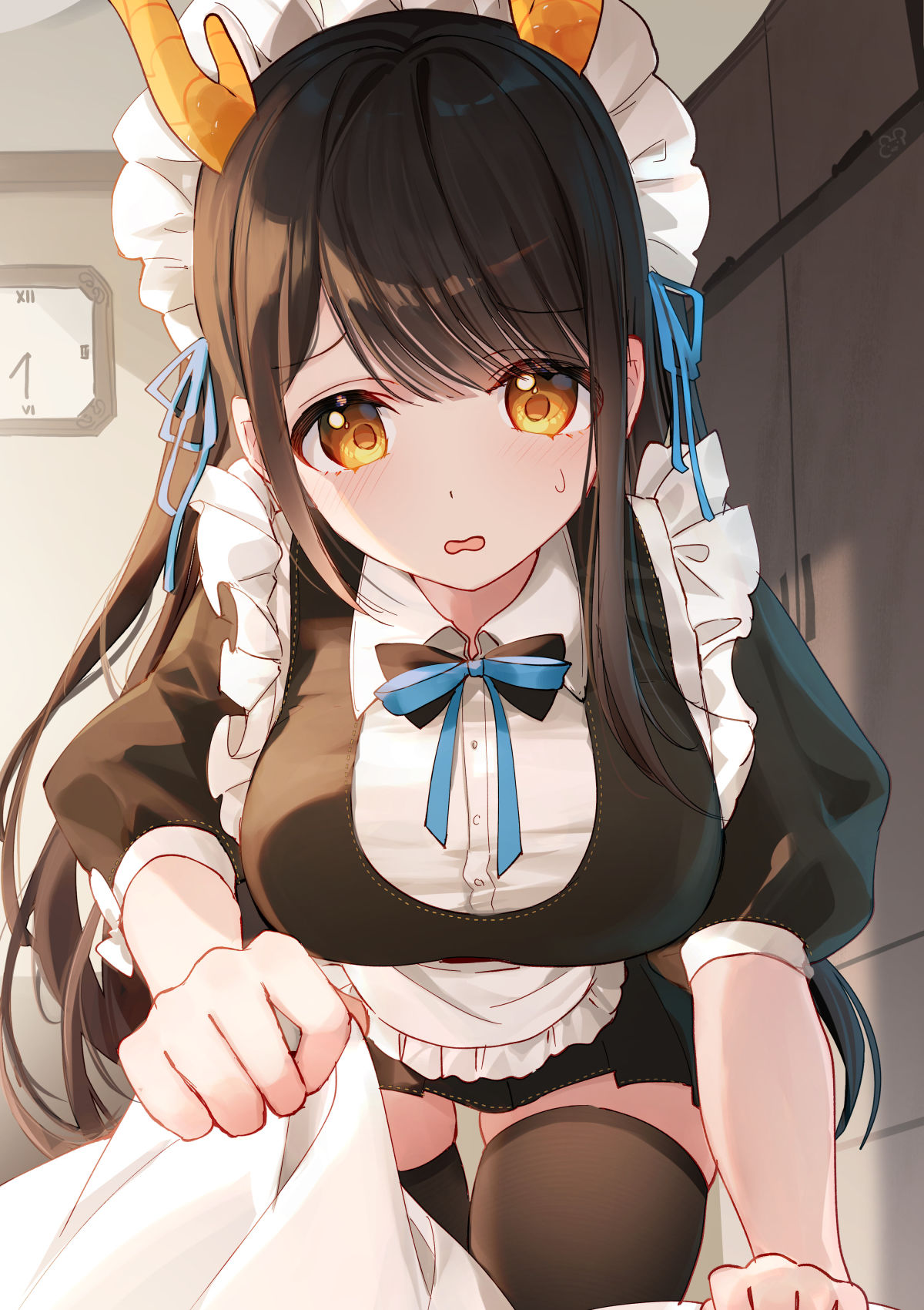 该起来上早八了狗修金！！插画图片壁纸