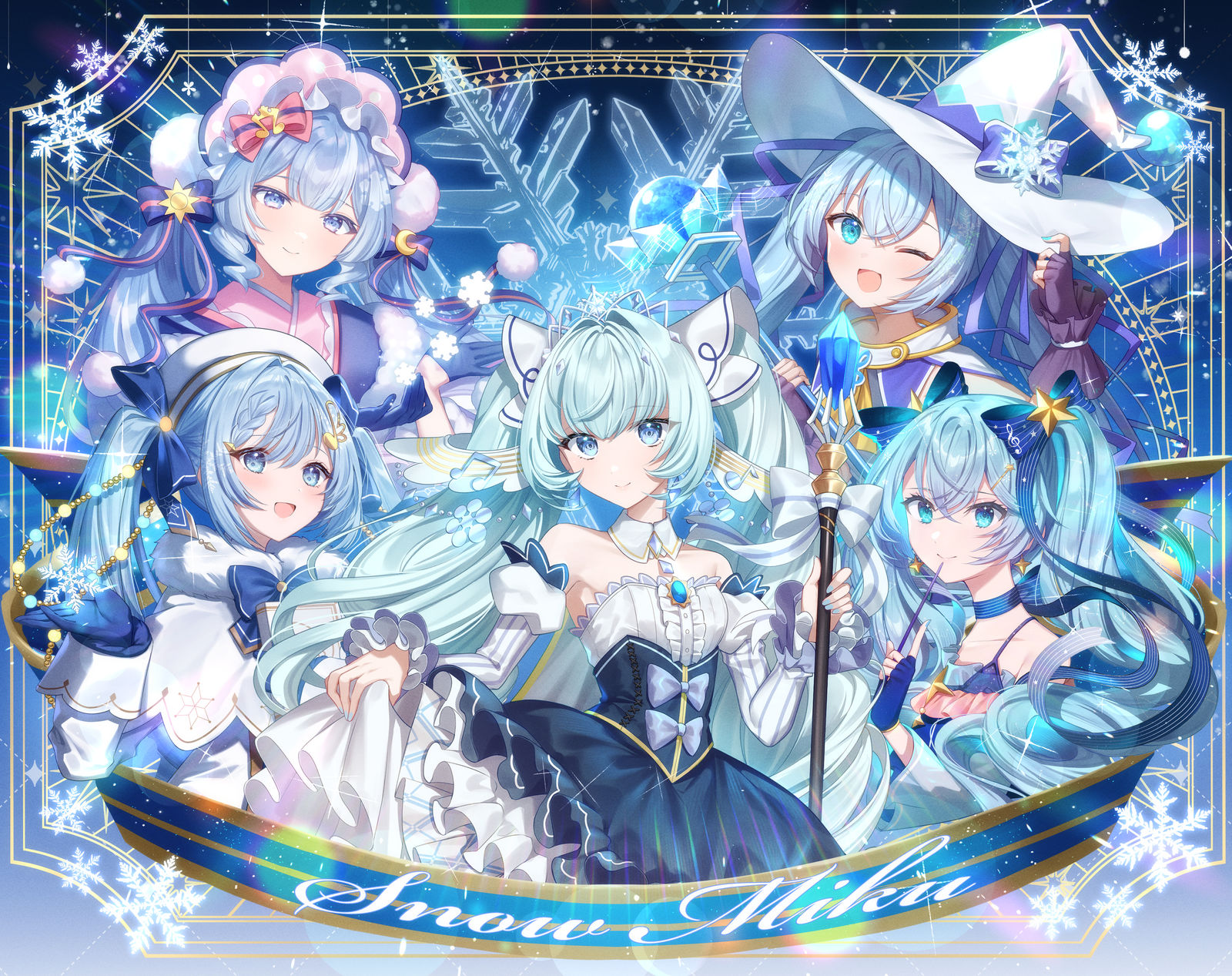 ❄️Snow Miku❄️插画图片壁纸