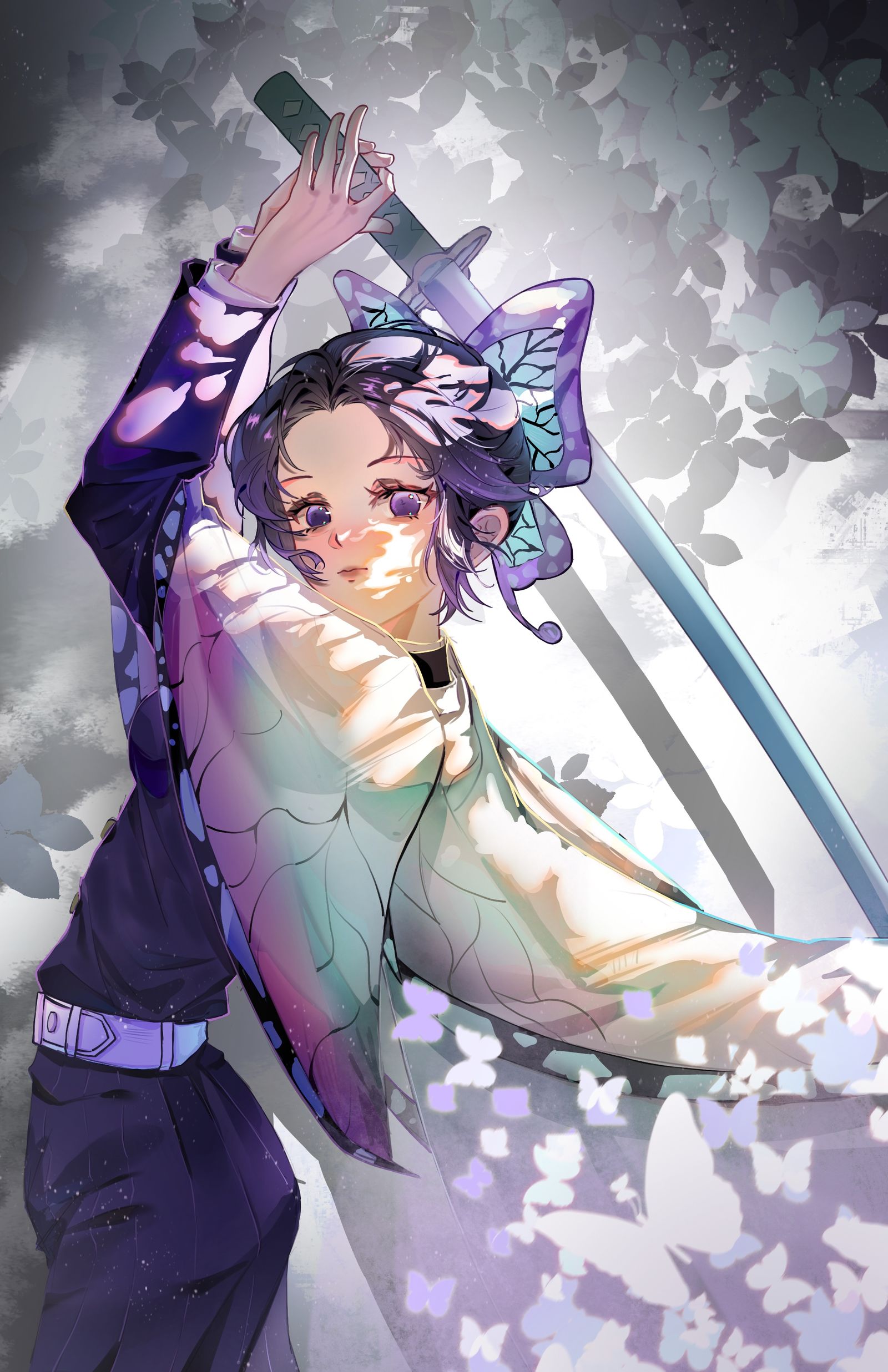 蝴蝶忍头像同人高清图