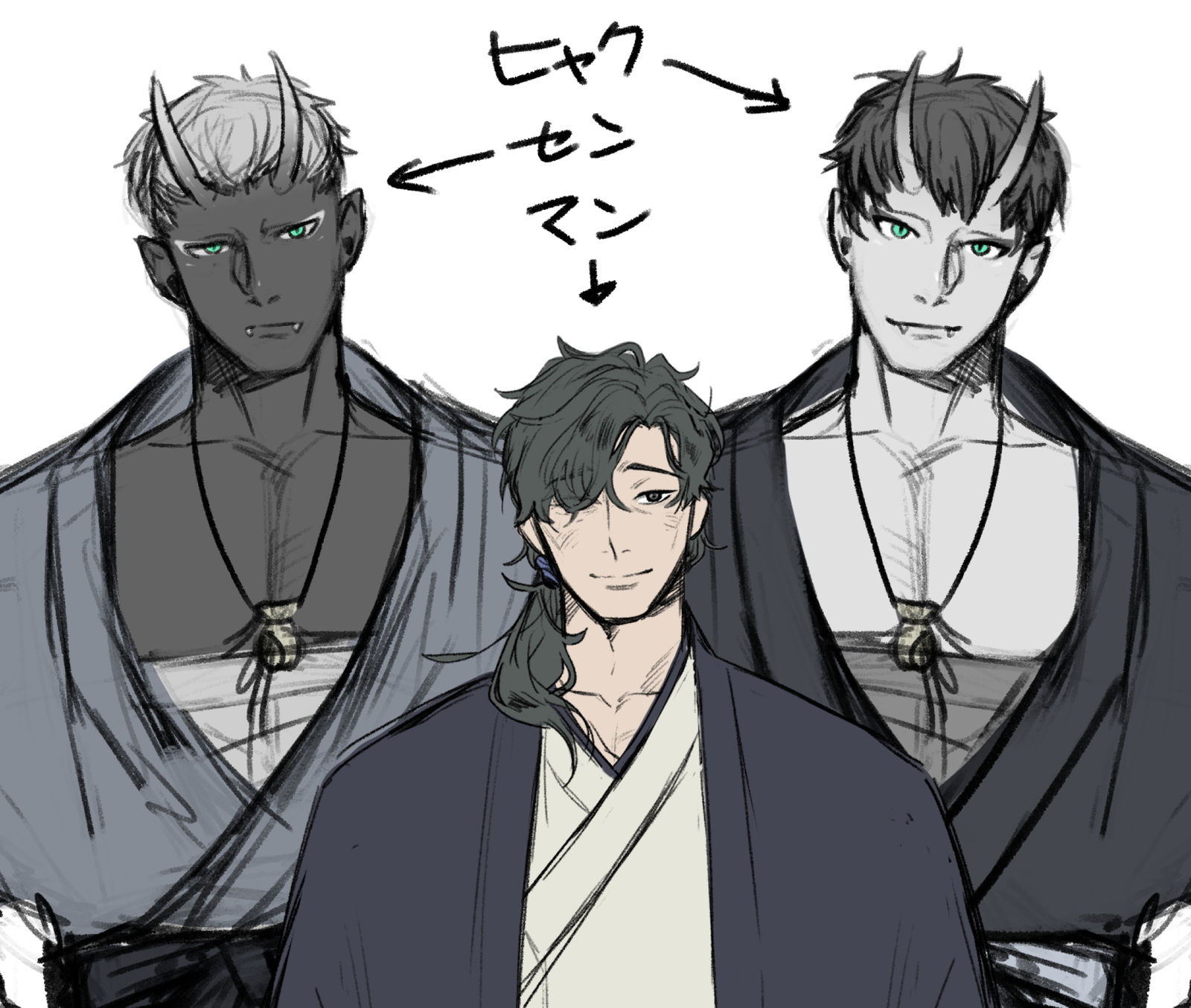 ヒャク、セン、マン头像同人高清图