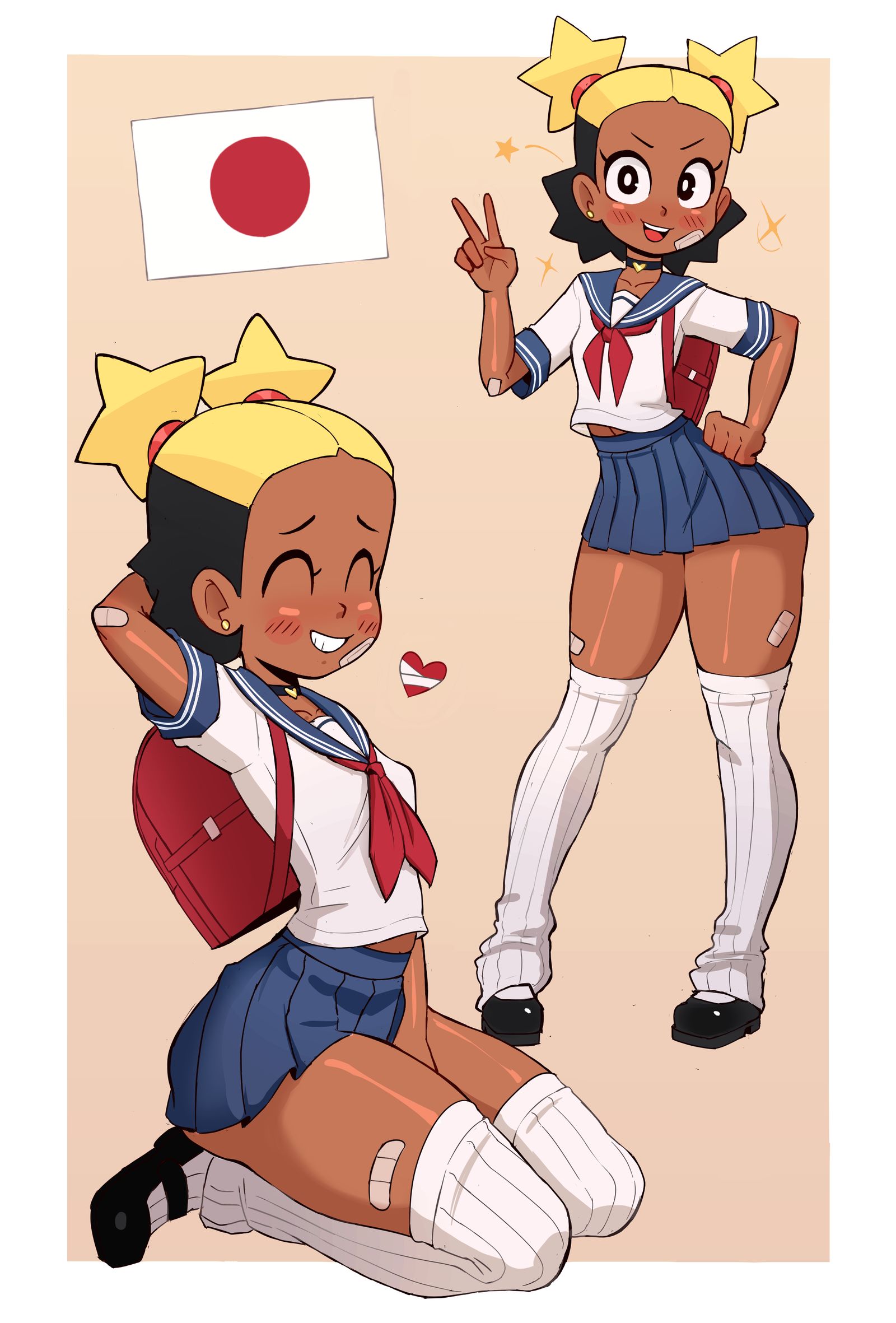 Schoolgirl Aika头像同人高清图