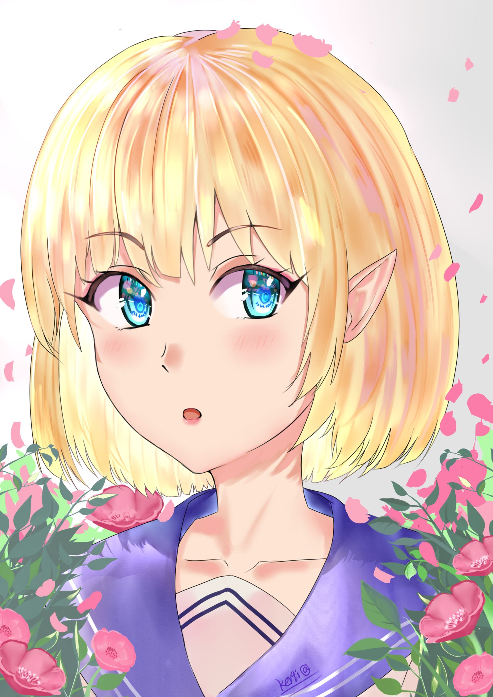 精灵插画图片壁纸