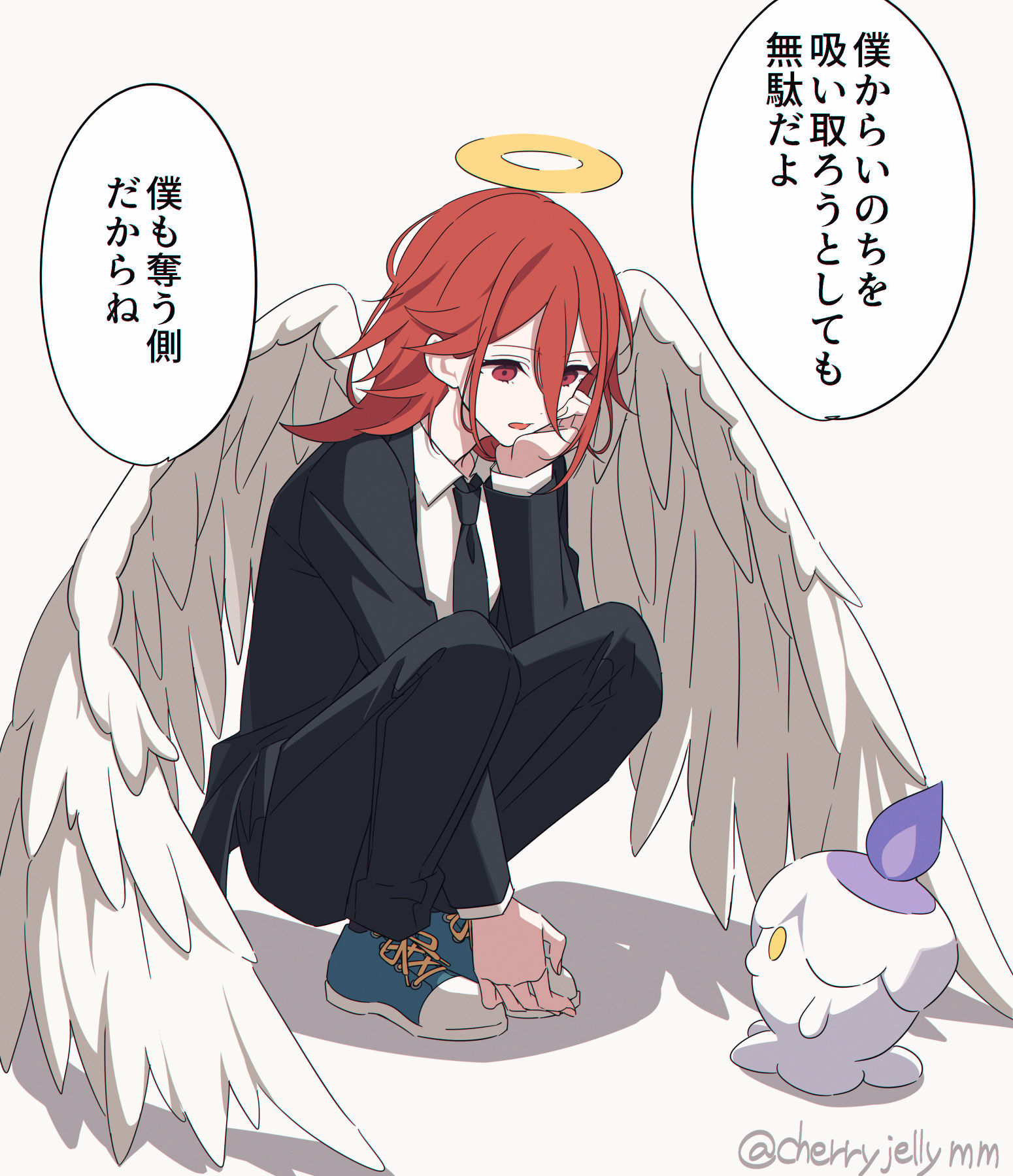 天使の悪魔とヒトモシ头像同人高清图