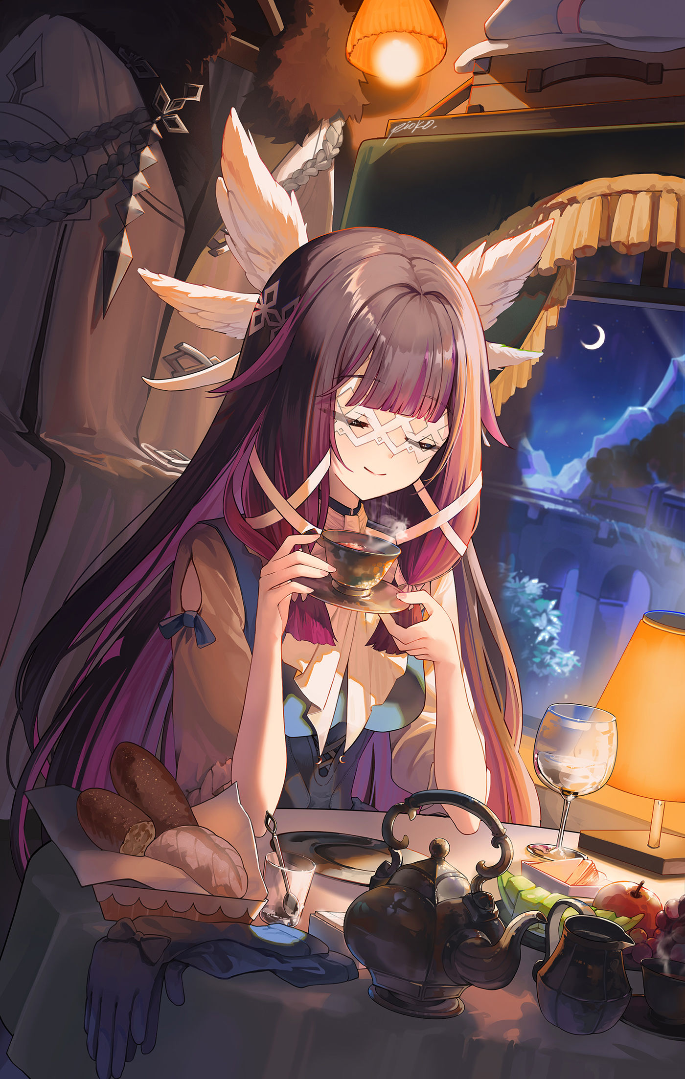 コロンビーナ插画图片壁纸