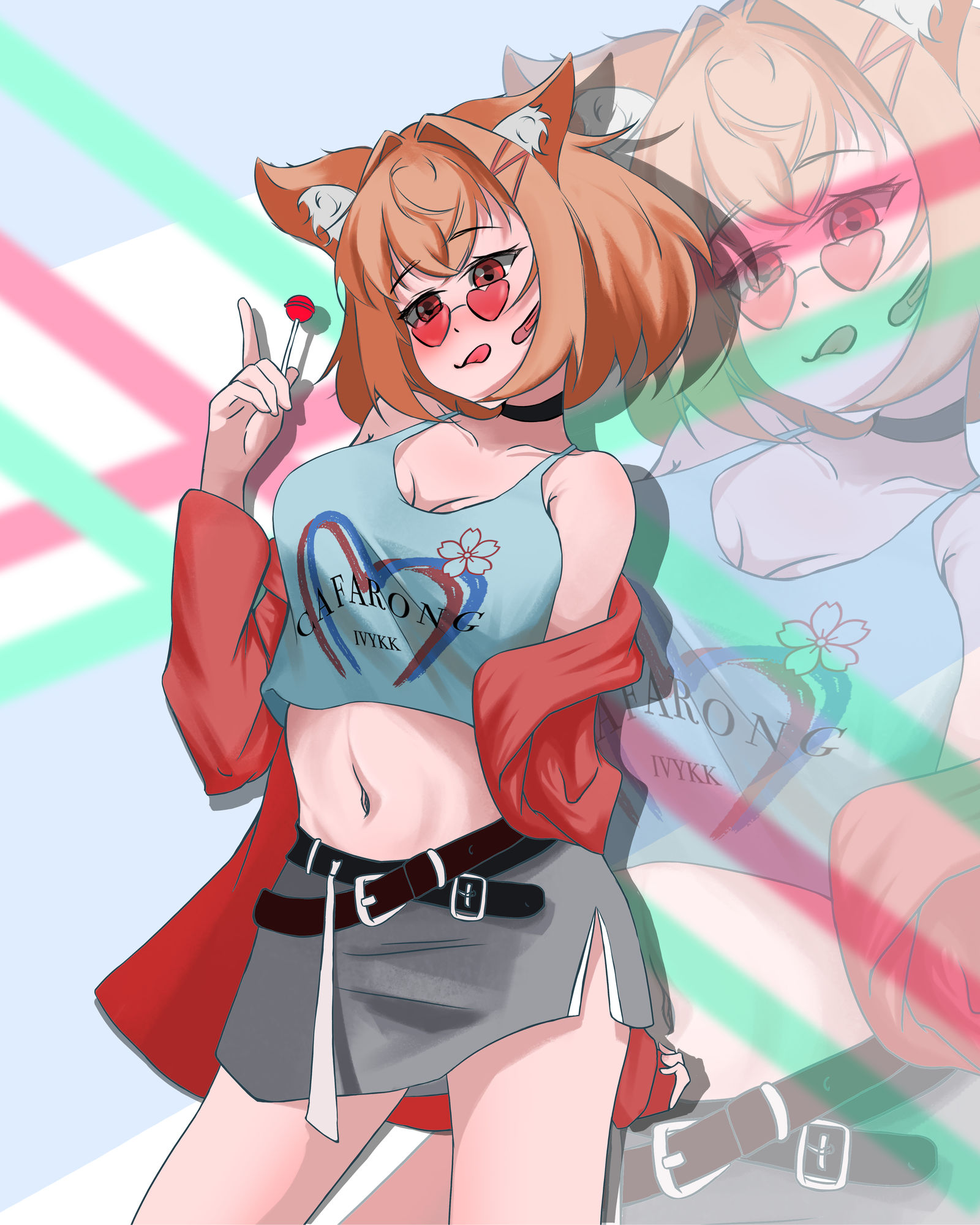 潮流少女头像同人高清图