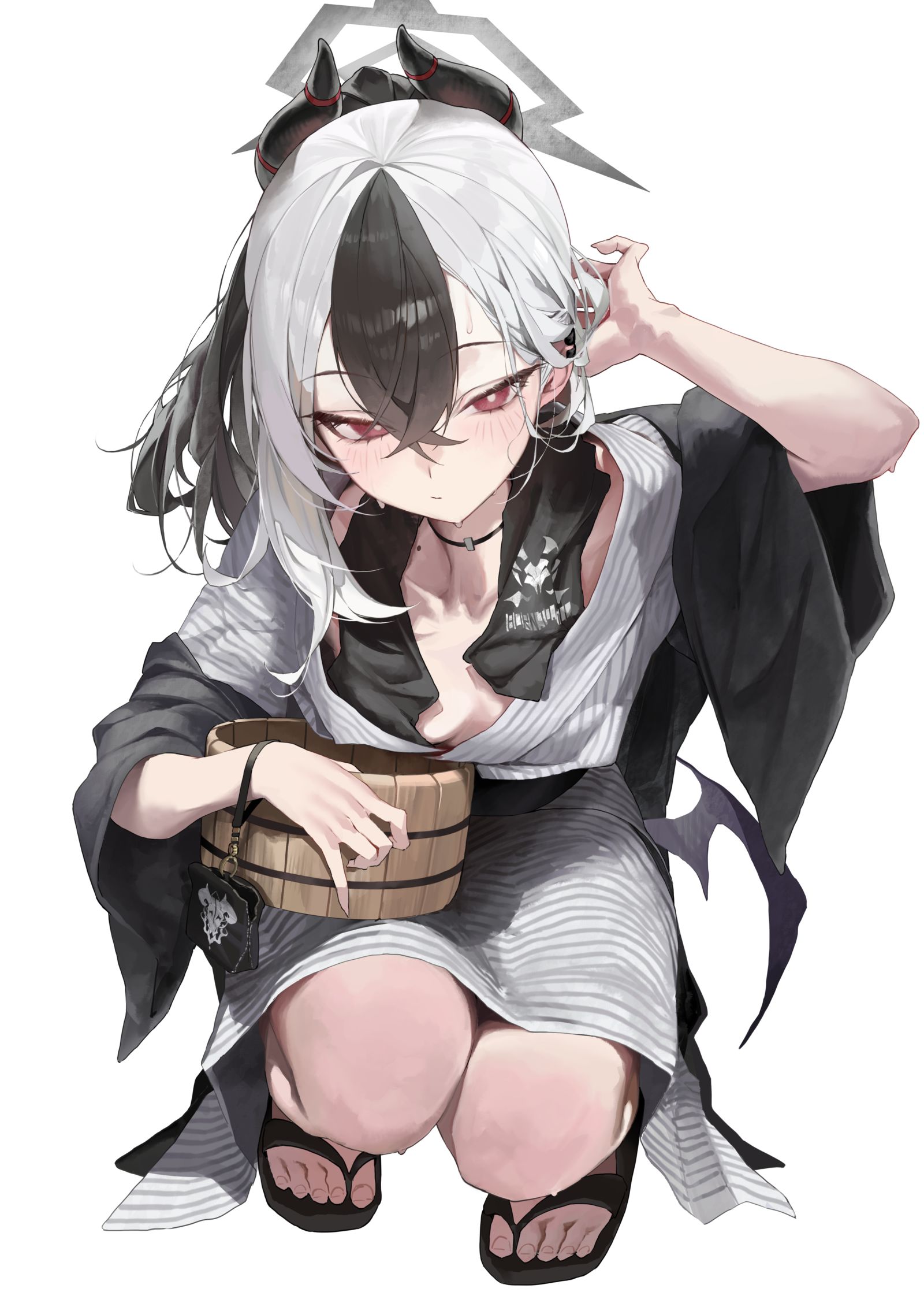 浴衣カヨコ-碧蓝档案鬼方佳世子