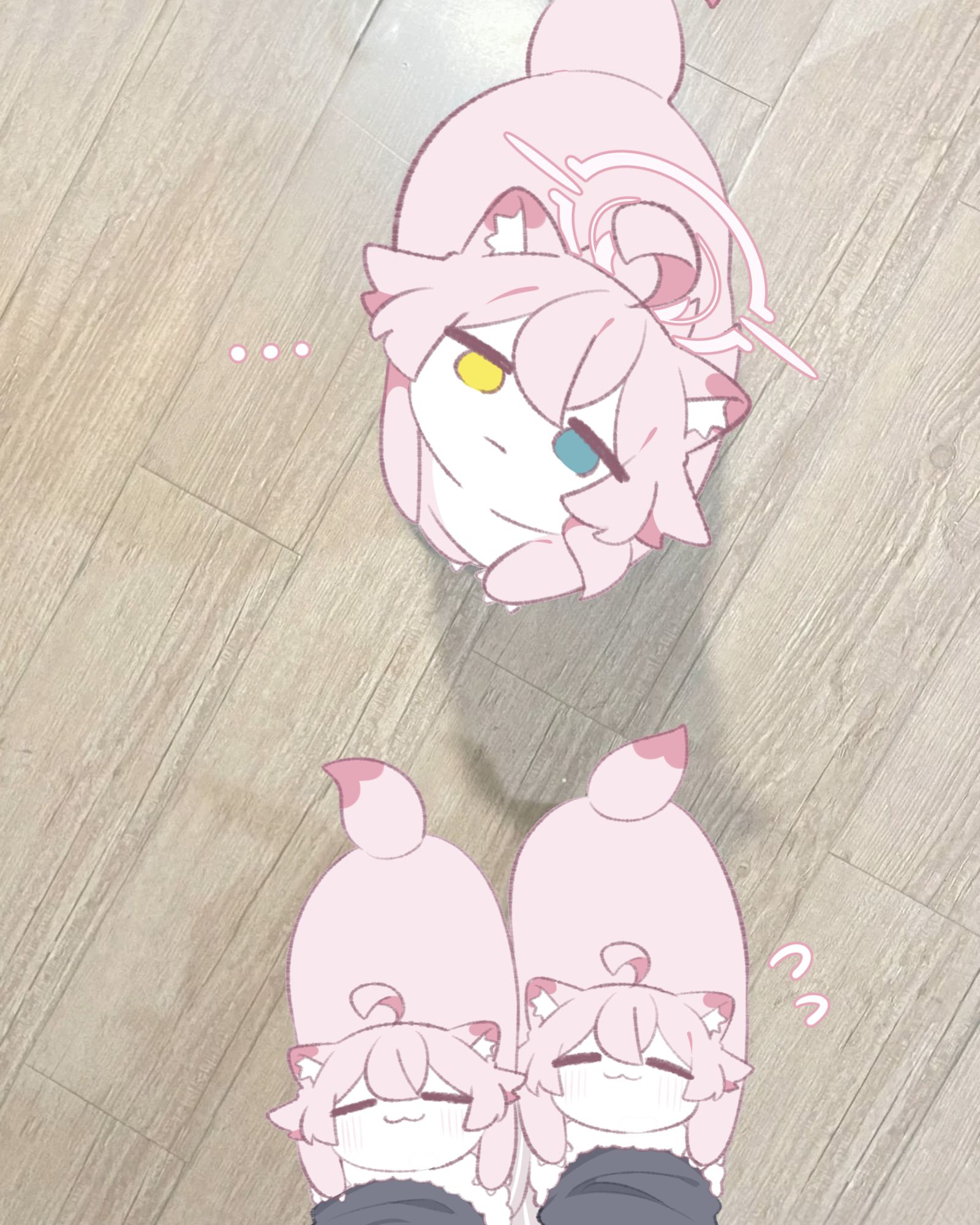 そのスリッパ、何？ ✨插画图片壁纸