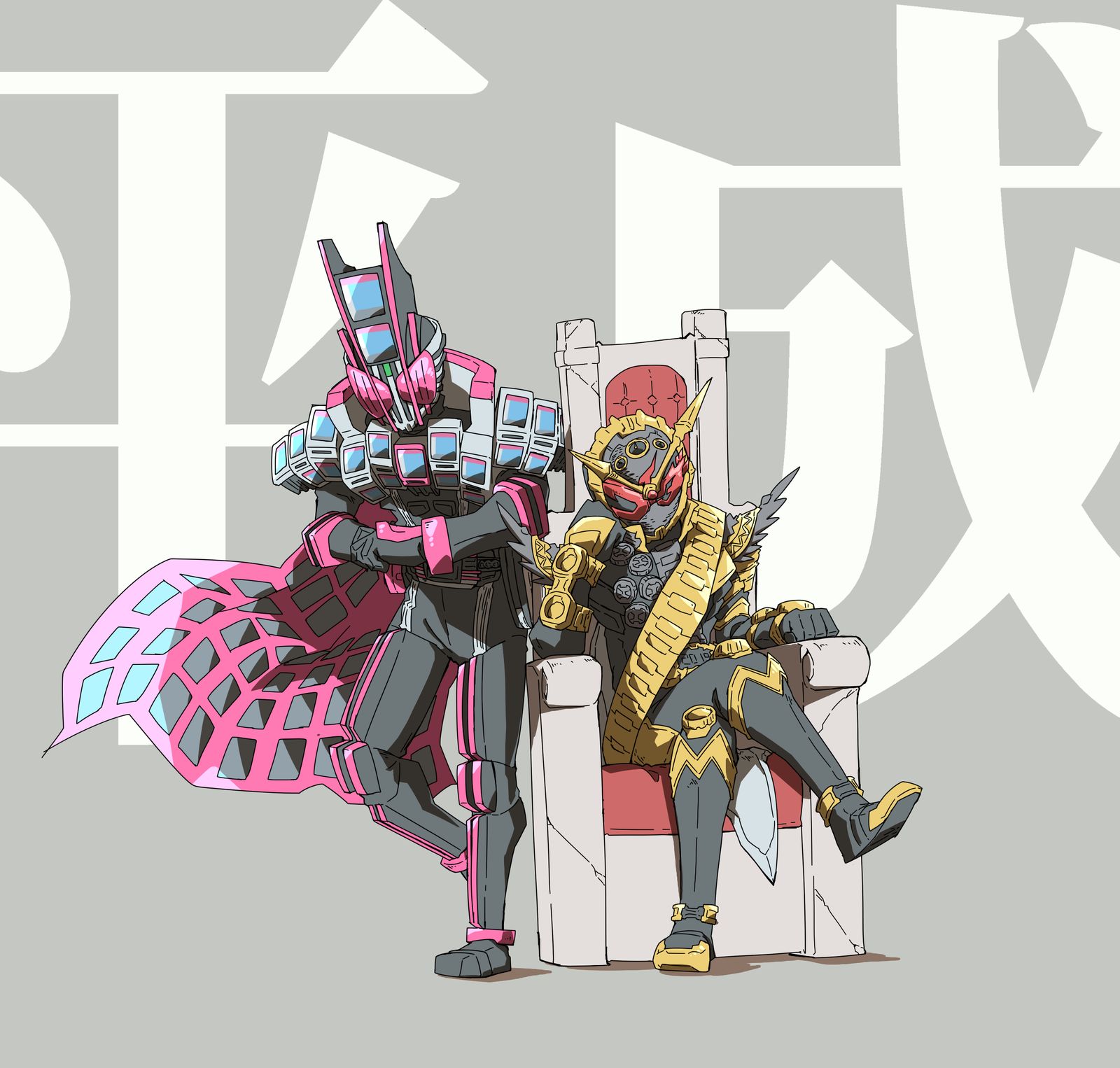 平成。插画图片壁纸