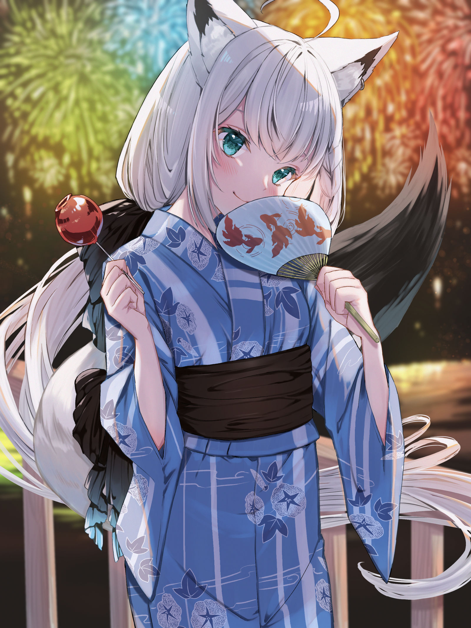 ふぶちゃんと夏头像同人高清图