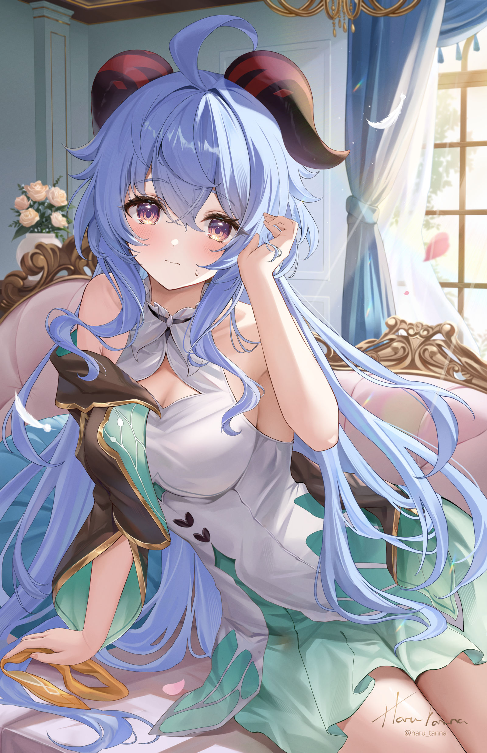 Ganyu's Firefly cosplay