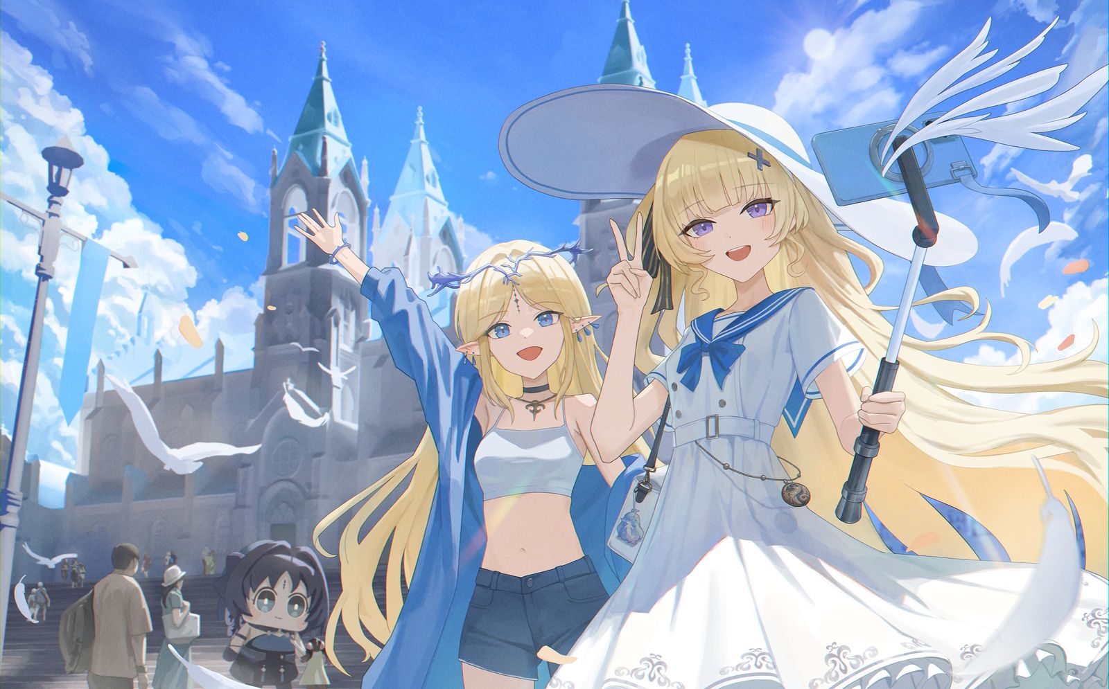 Phoebe & Cartethyia in europe头像同人高清图