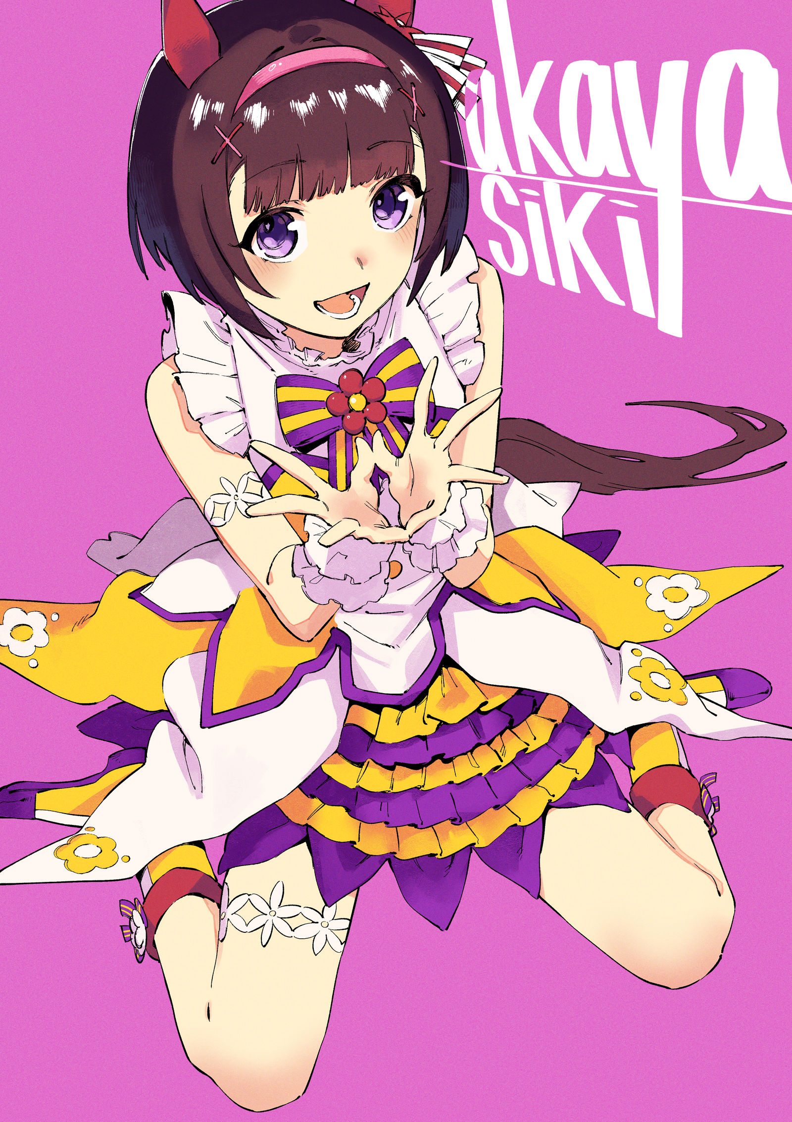 ニシノフラワー插画图片壁纸