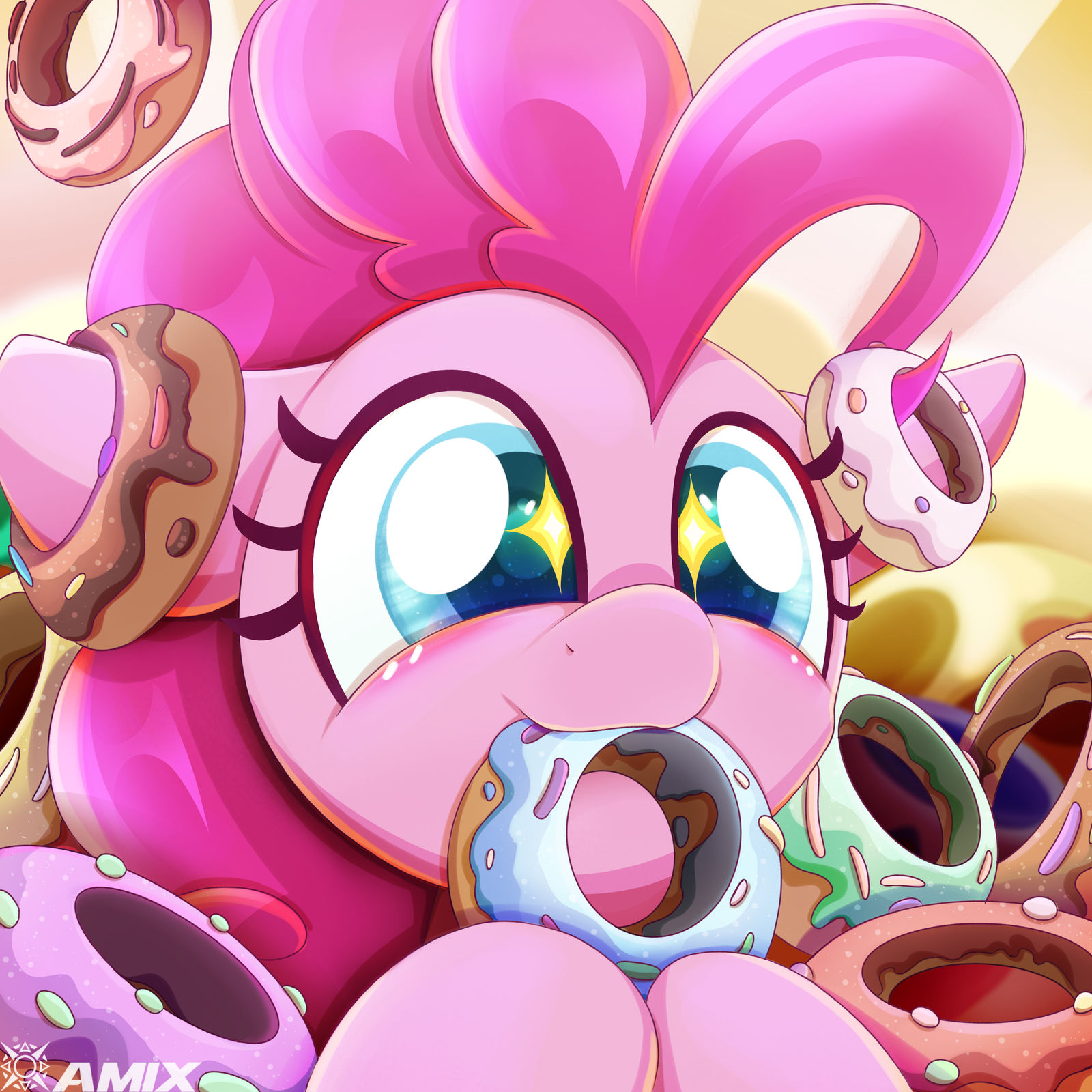 碧琪的甜甜圈头像同人高清图