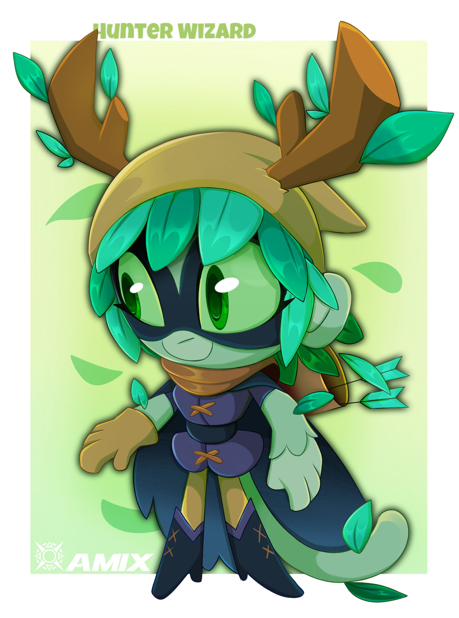 如果女猎手巫师是BTD6的猴子头像同人高清图