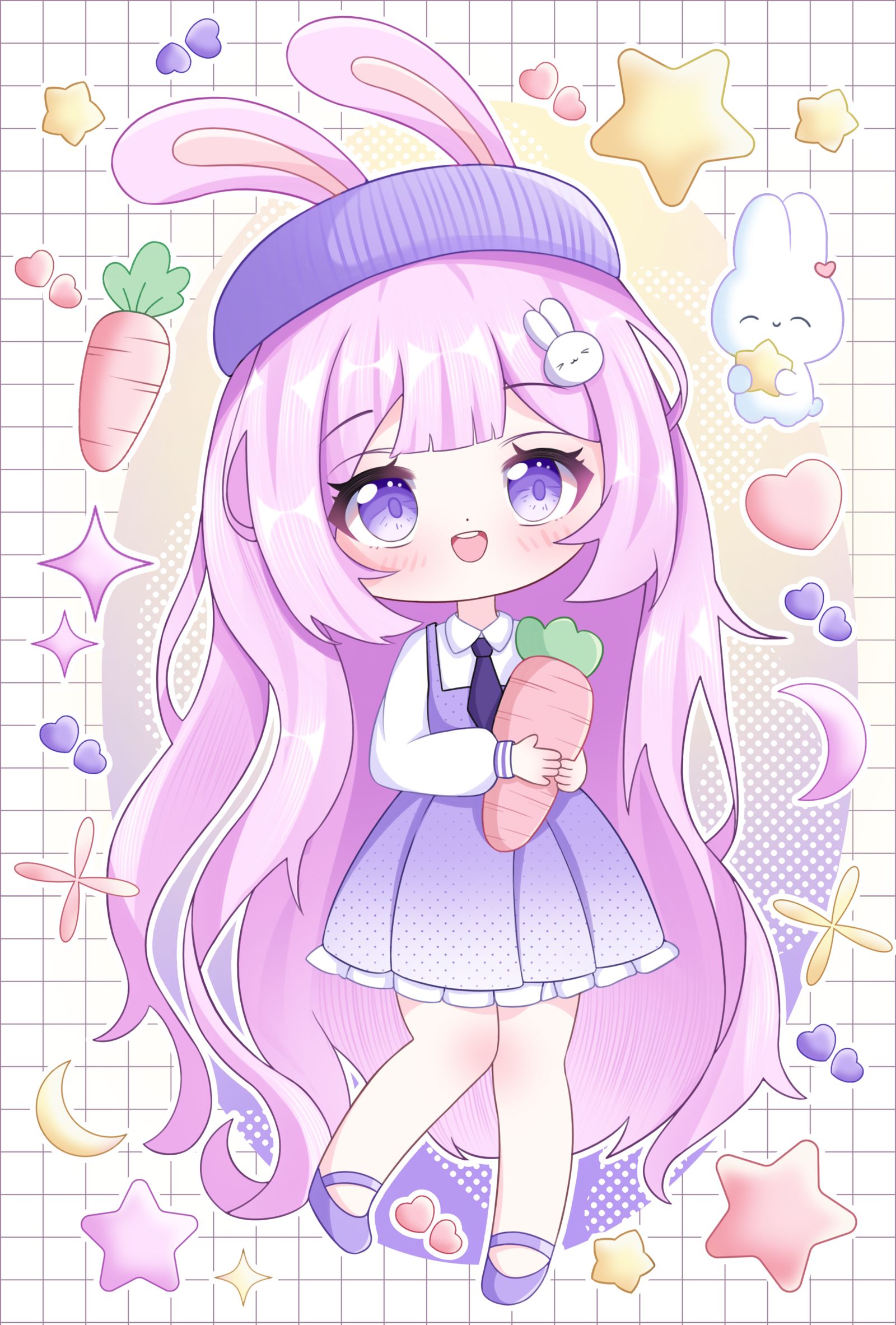 可爱的兔子警官头像同人高清图