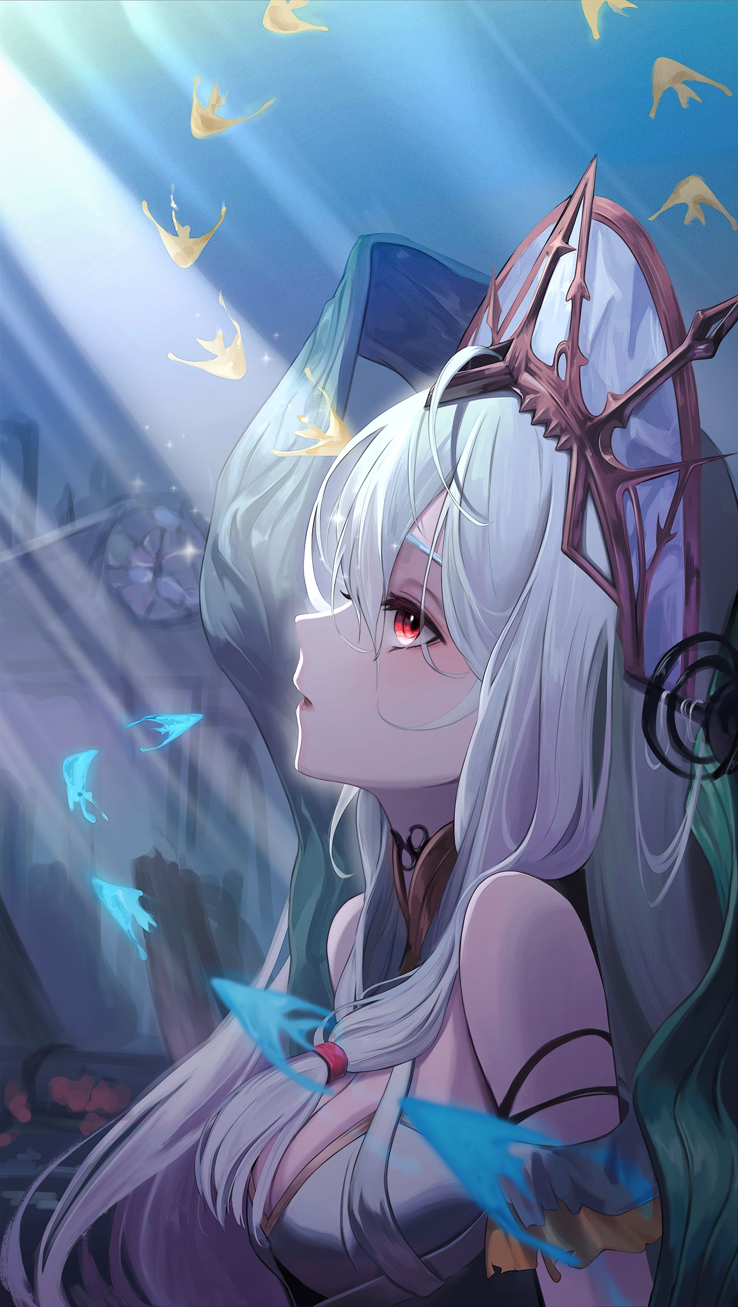 Skadi头像同人高清图