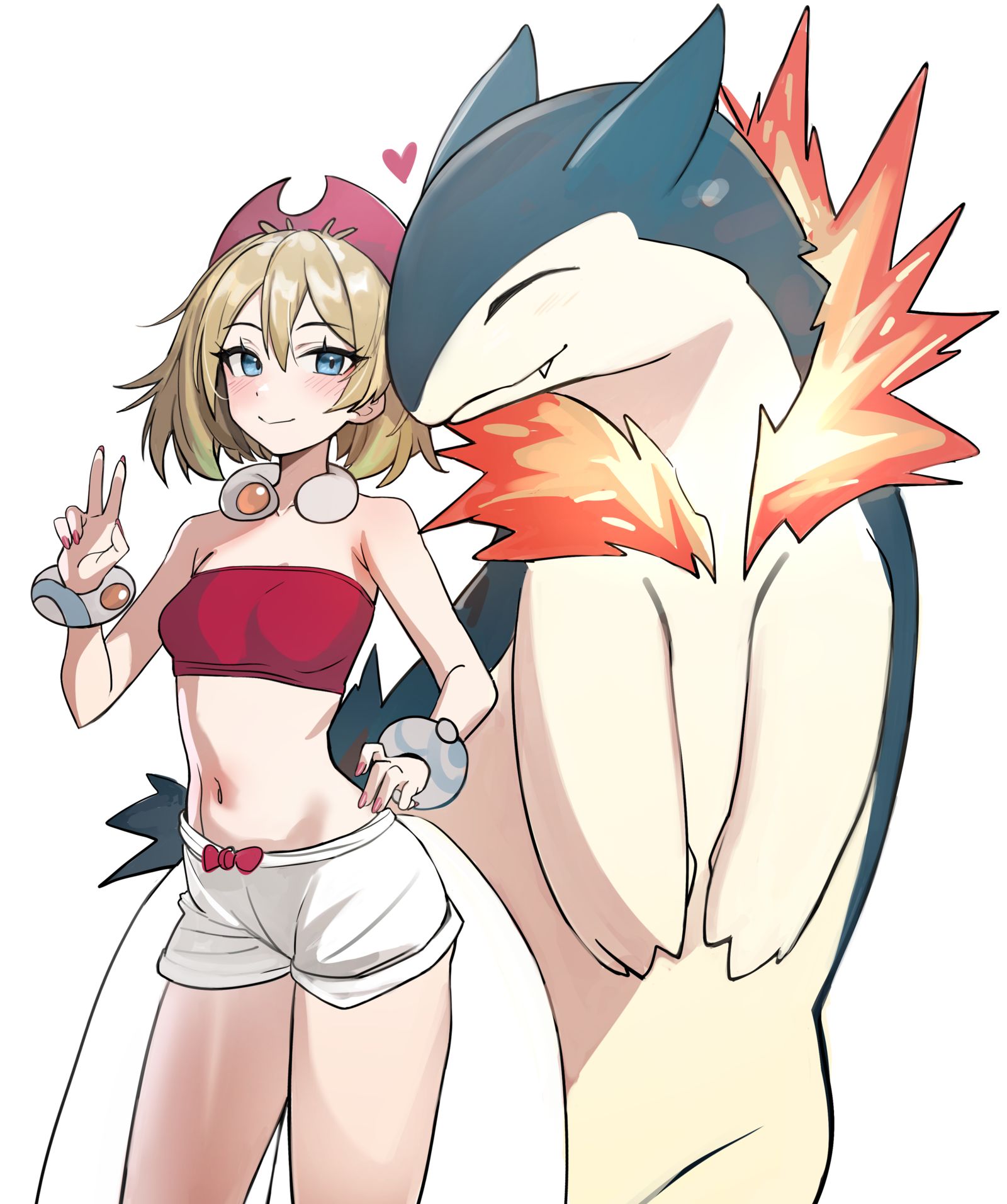 Irida and typhlosion
