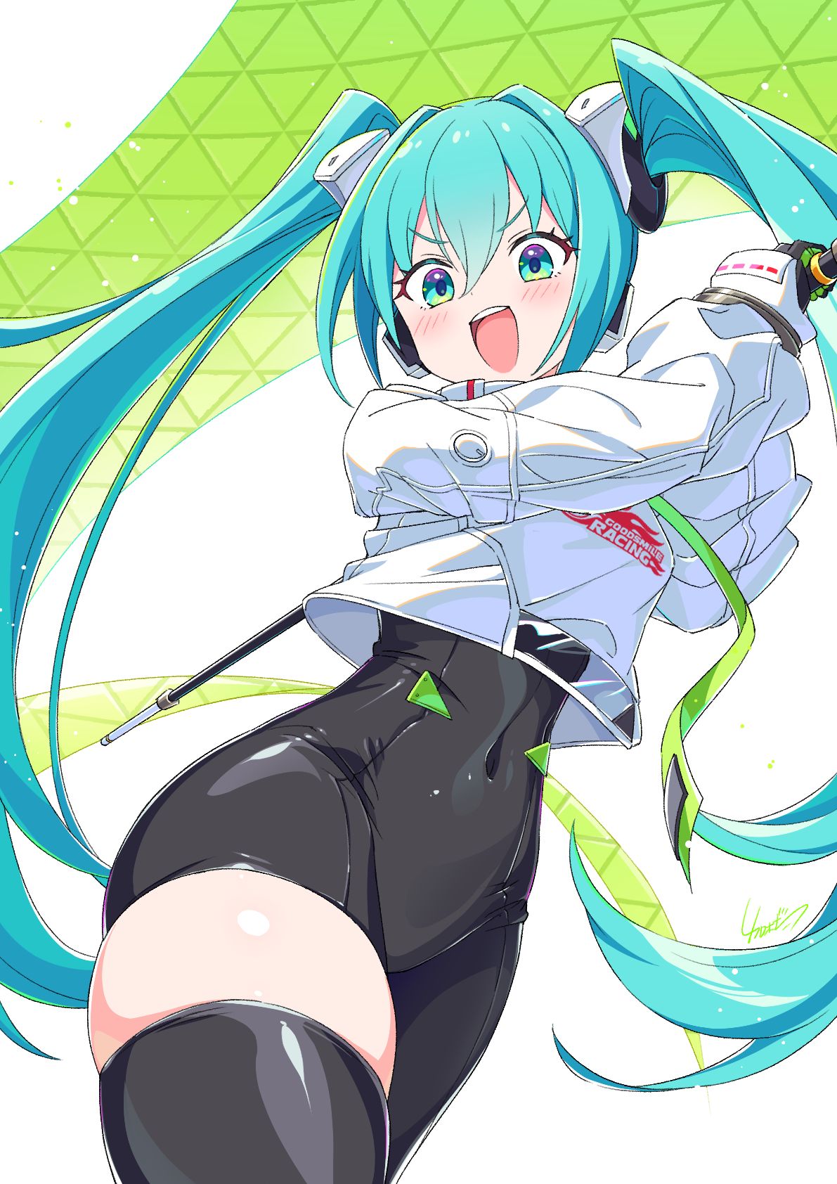 レーシングミク2022插画图片壁纸