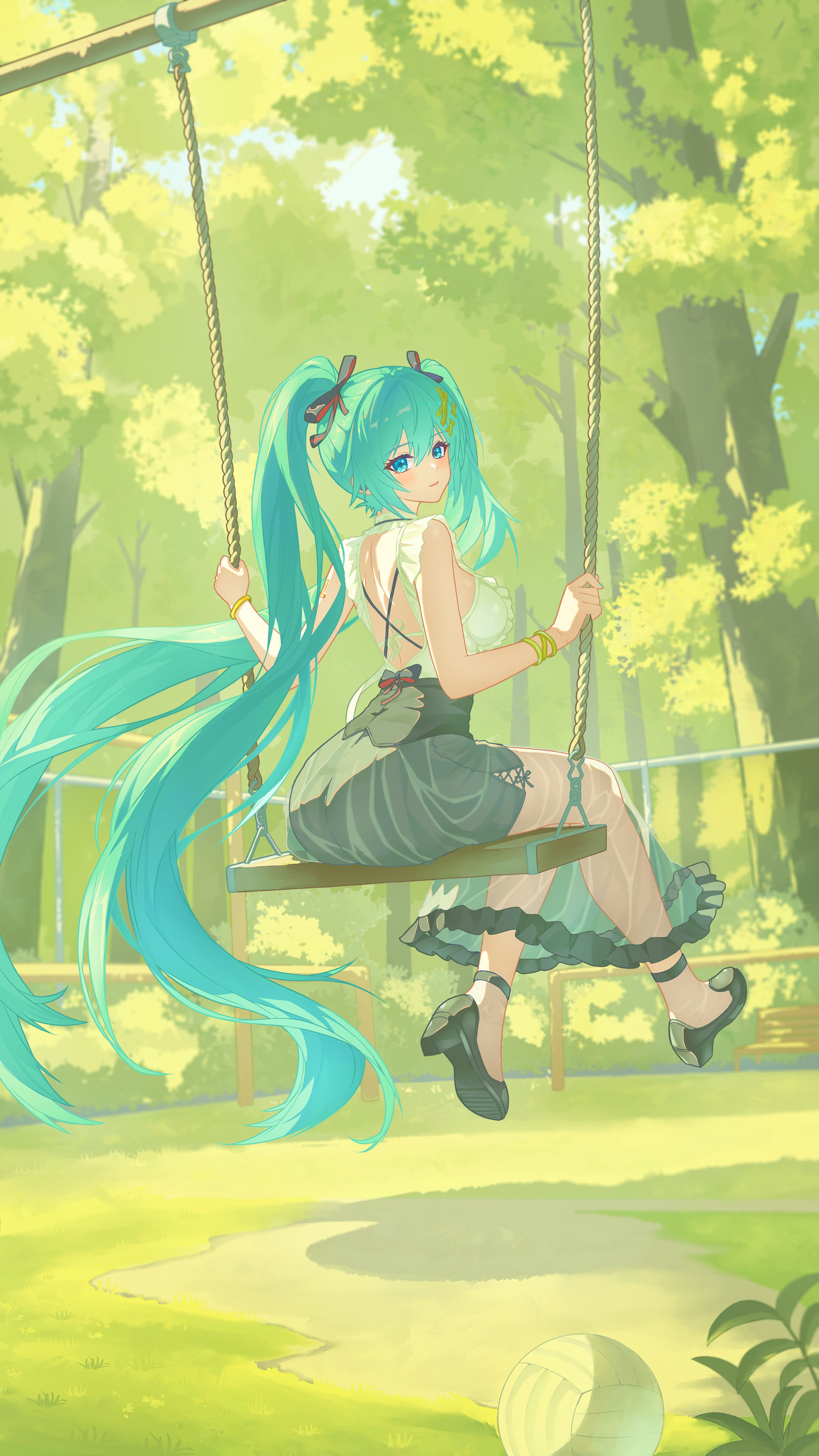 miku插画图片壁纸